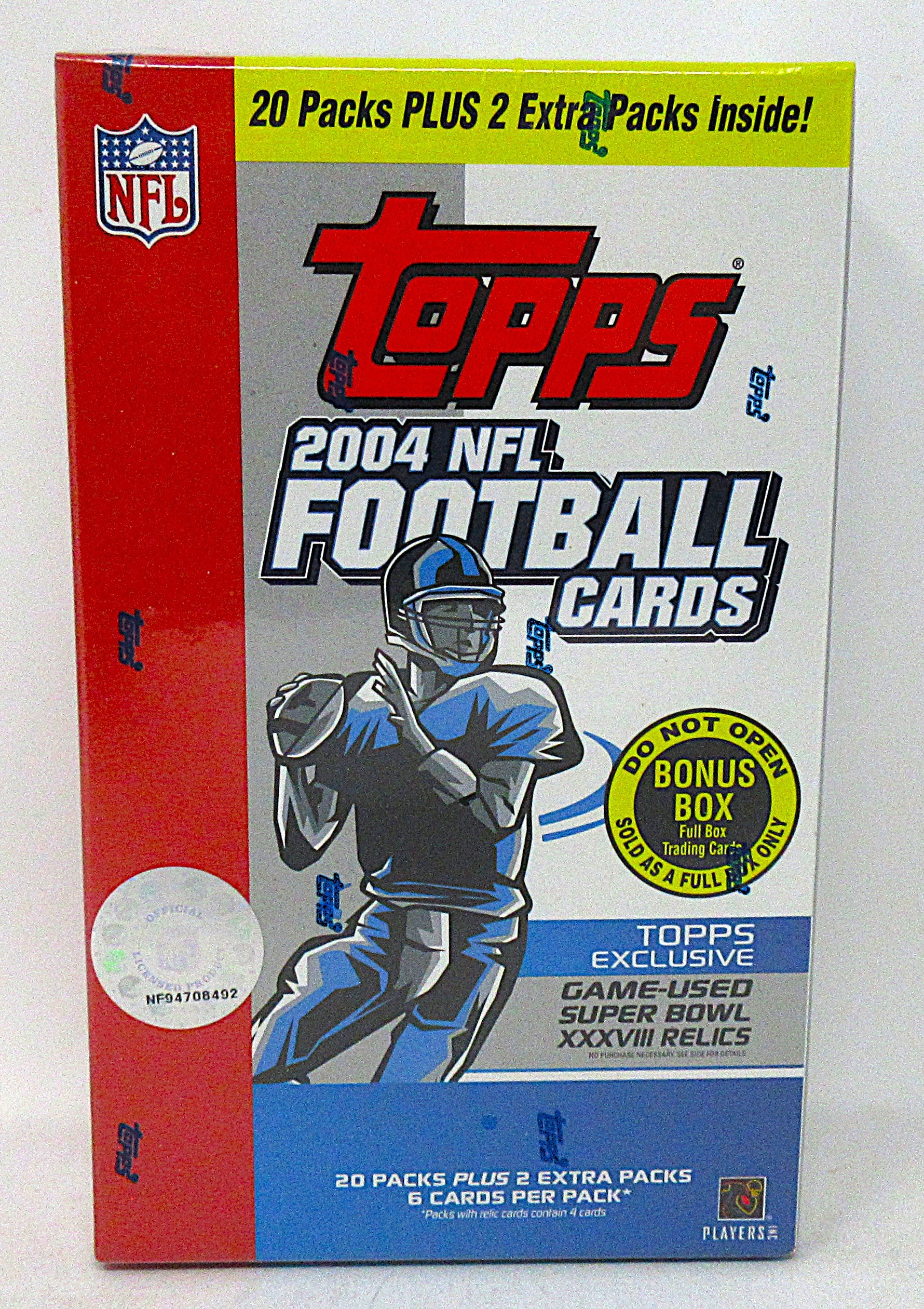 2004 Topps Football Blaster Box (22/6)