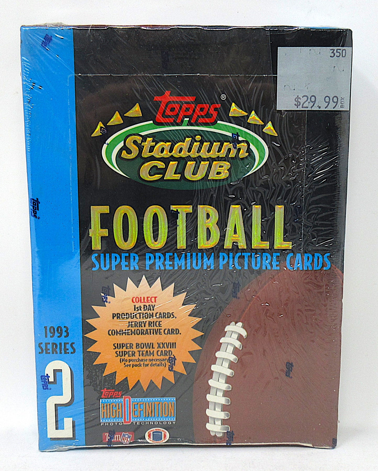 1993 Topps Stadium Club Football Series 2 Box (24/14)