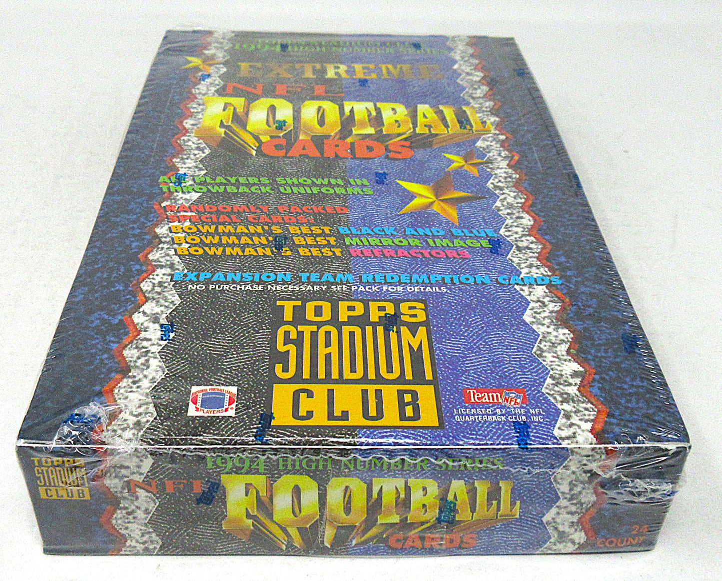 1994 Topps Stadium Club Football High Number Series Box (24/10)