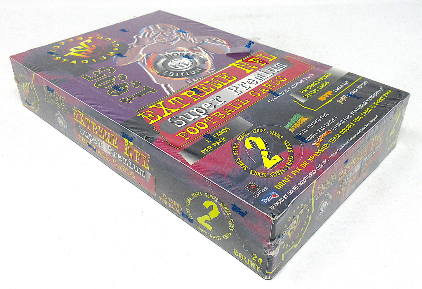 1995 Topps Stadium Club Football Series 2 Box (Hobby) (24/13)