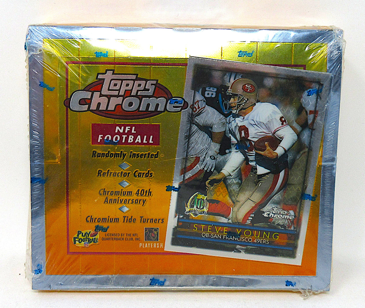 1996 Topps Chrome Football Box (20/4)