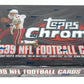 1999 Topps Chrome Football Box (Retail) (24/4)