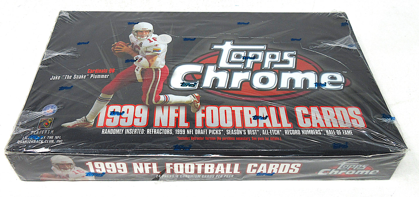 1999 Topps Chrome Football Box (Retail) (24/4)