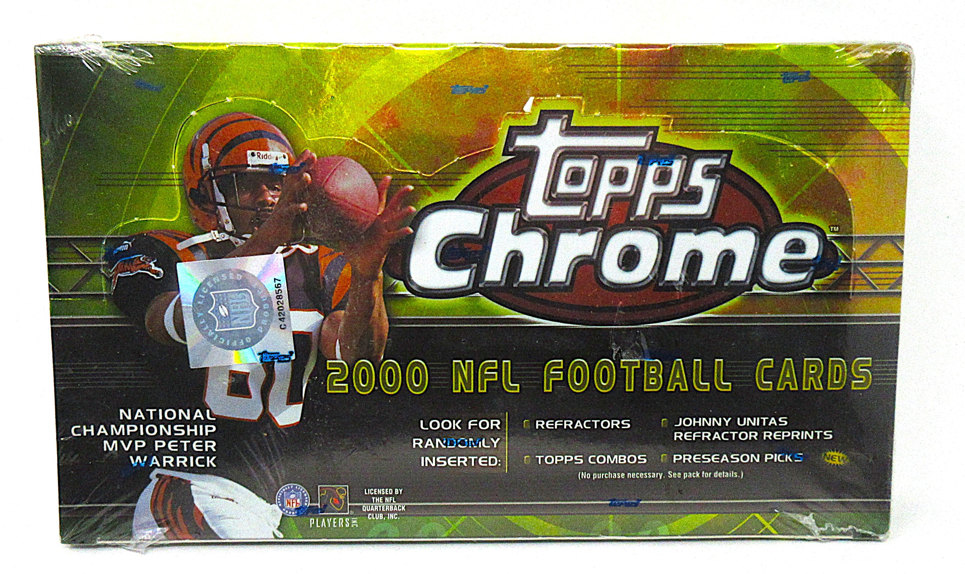 2000 Topps Chrome Football Box (Retail) (24/4)
