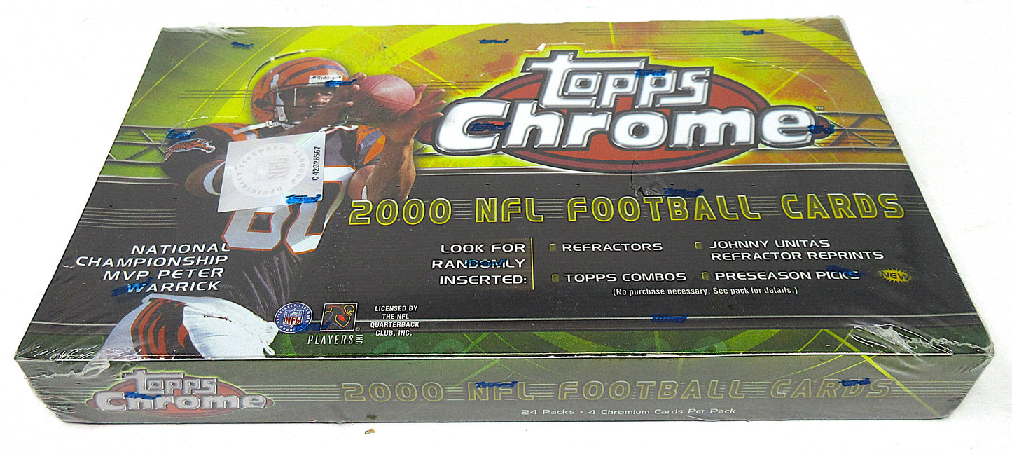 2000 Topps Chrome Football Box (Retail) (24/4)