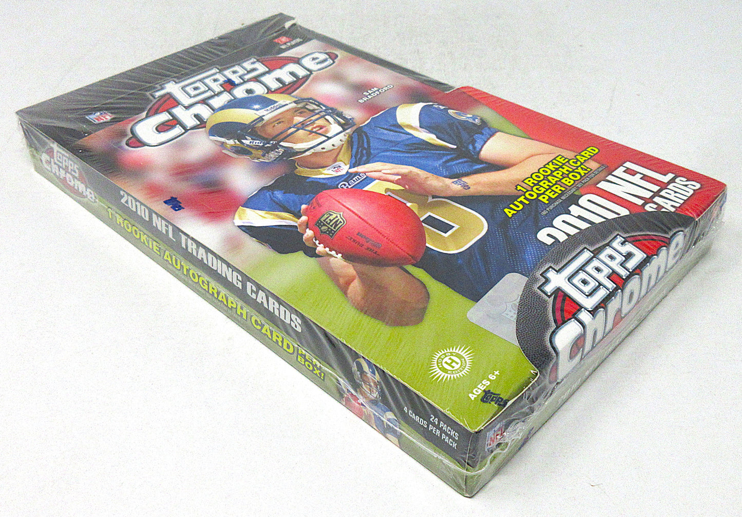 2010 Topps Chrome Football Box (Hobby) (24/4)