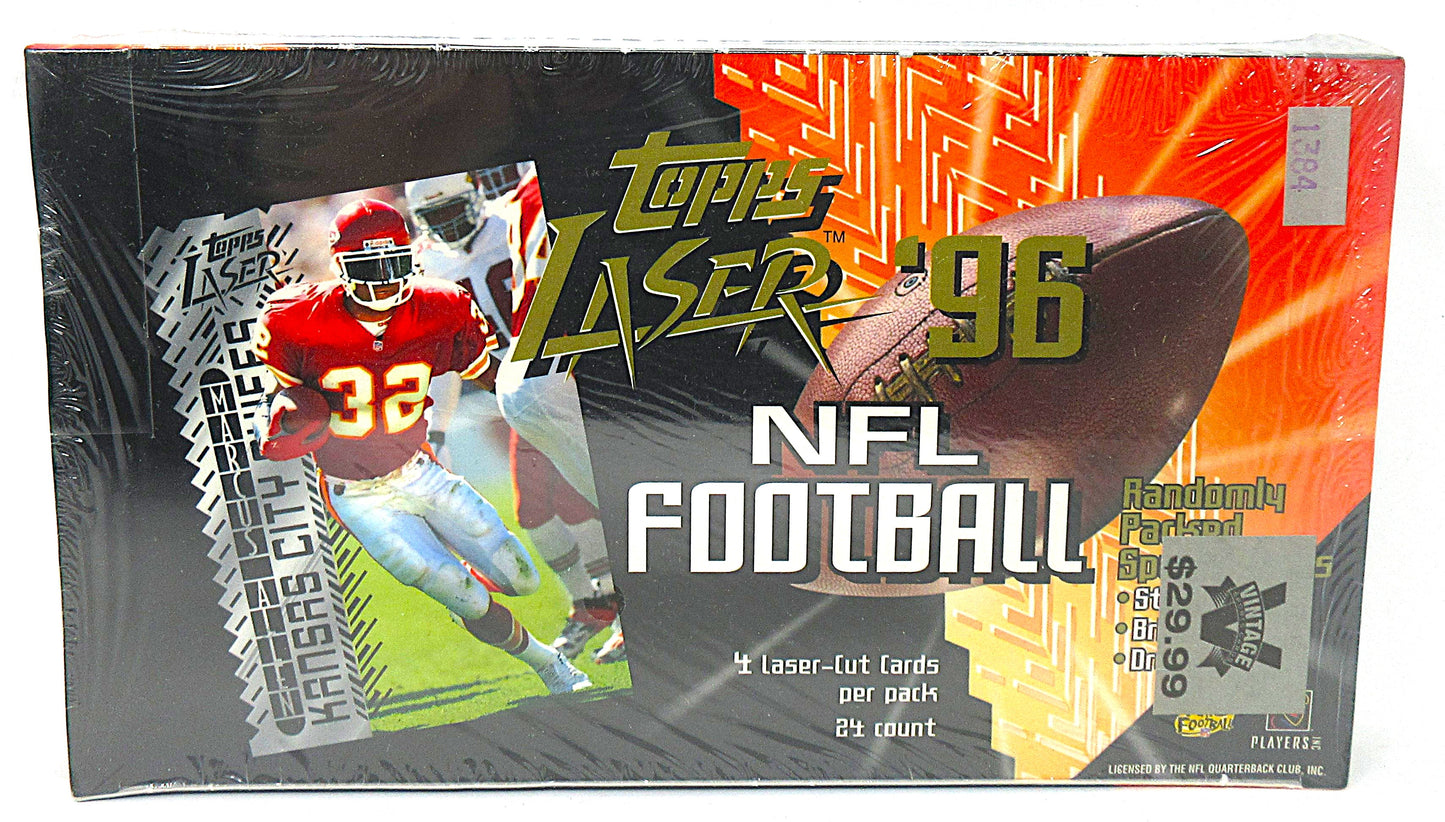 1996 Topps Laser Football Box (24/4)