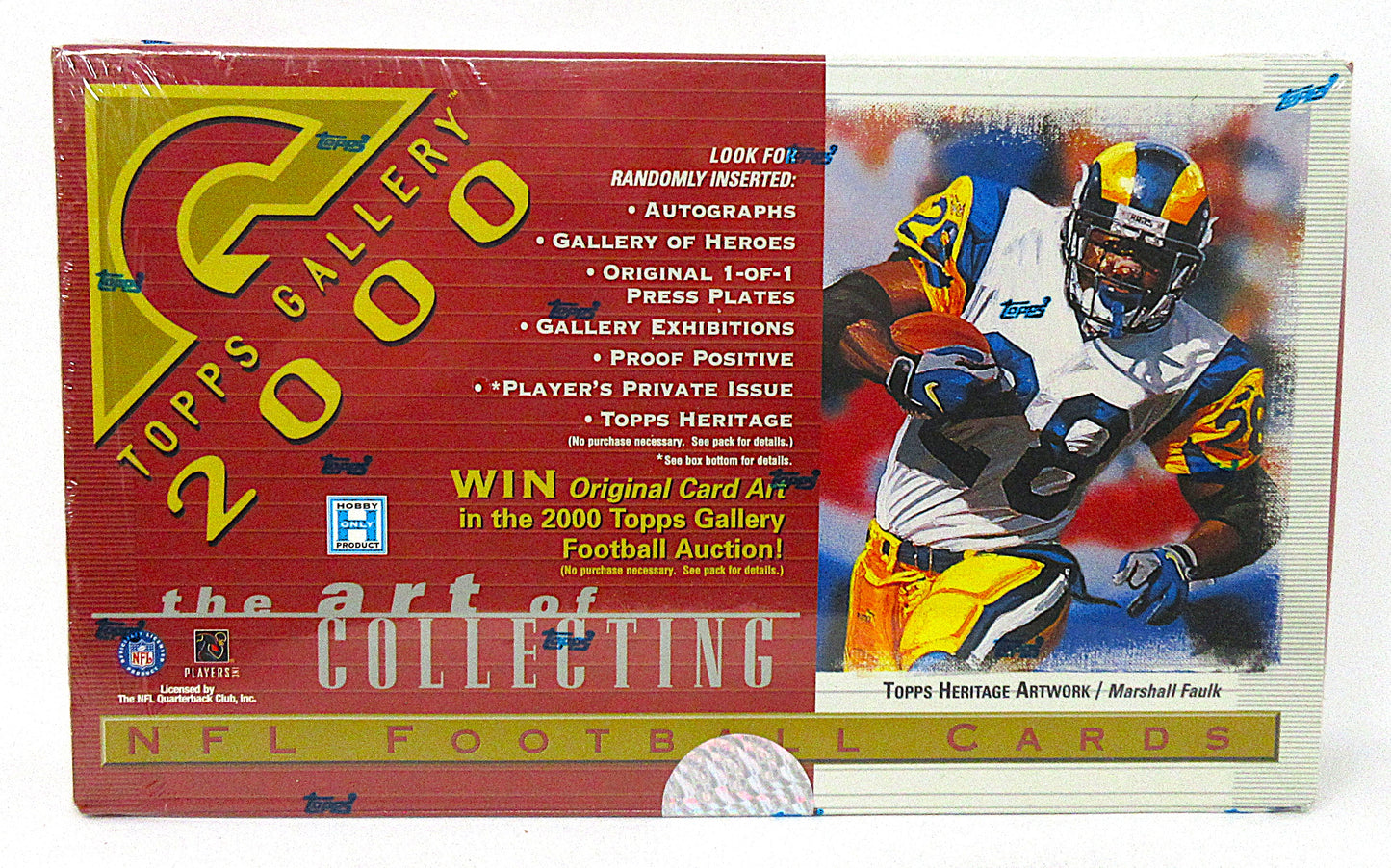2000 Topps Gallery Football Box (Hobby) (24/6)