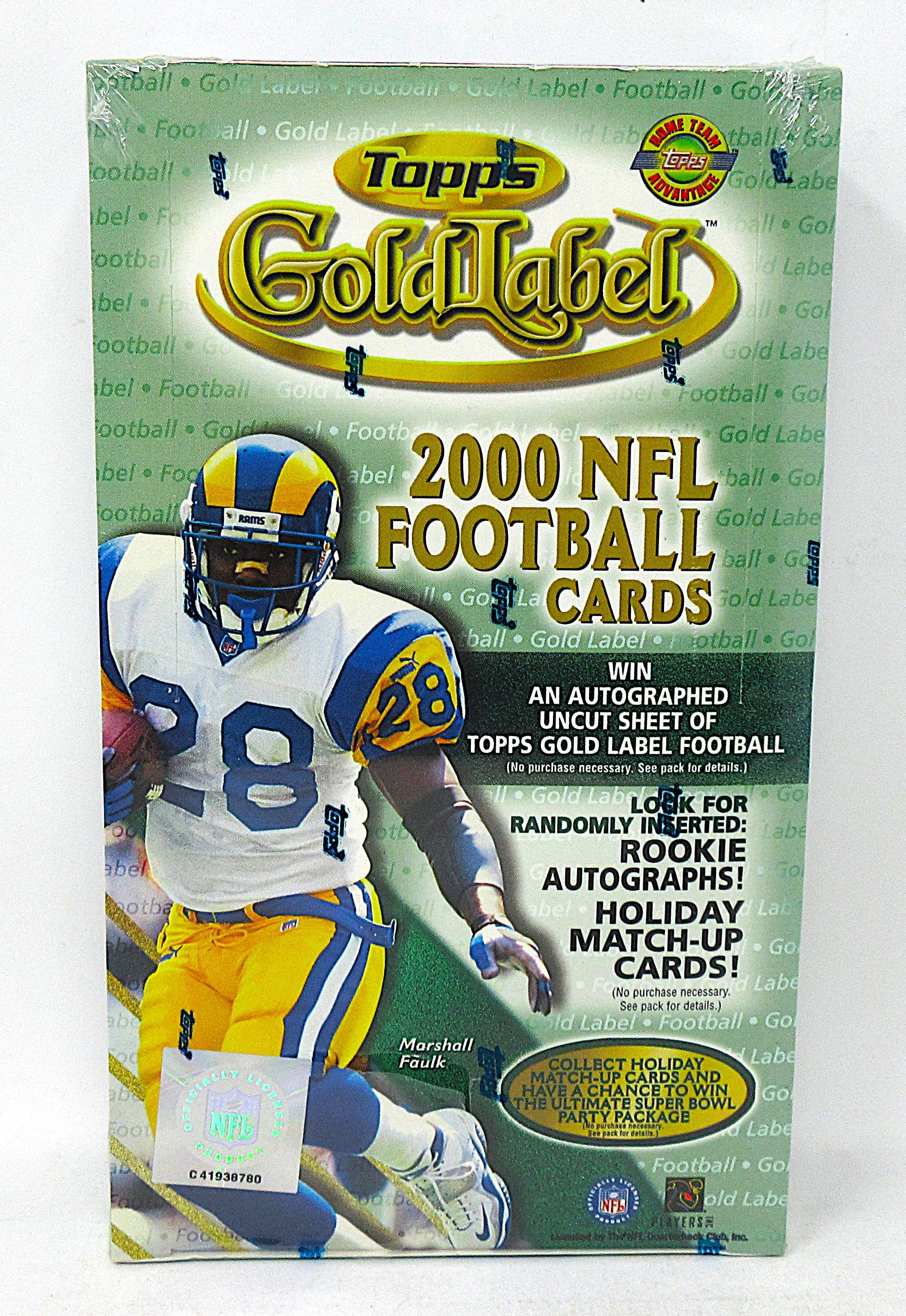 2000 Topps Gold Label Football Box (HTA) (24/5)