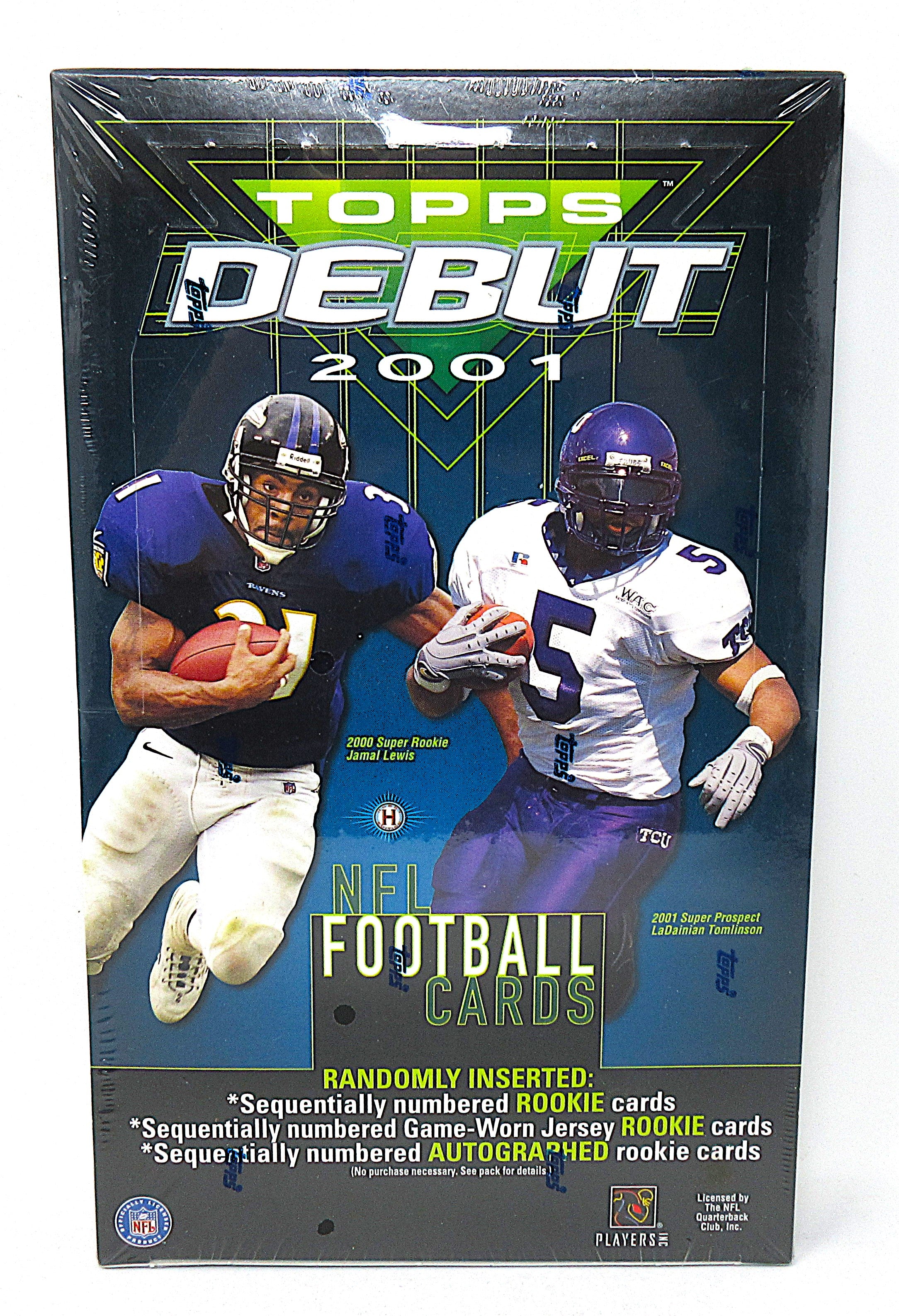 2001 Topps Debut Football Box (Hobby) (24/3)