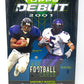 2001 Topps Debut Football Box (Hobby) (24/3)