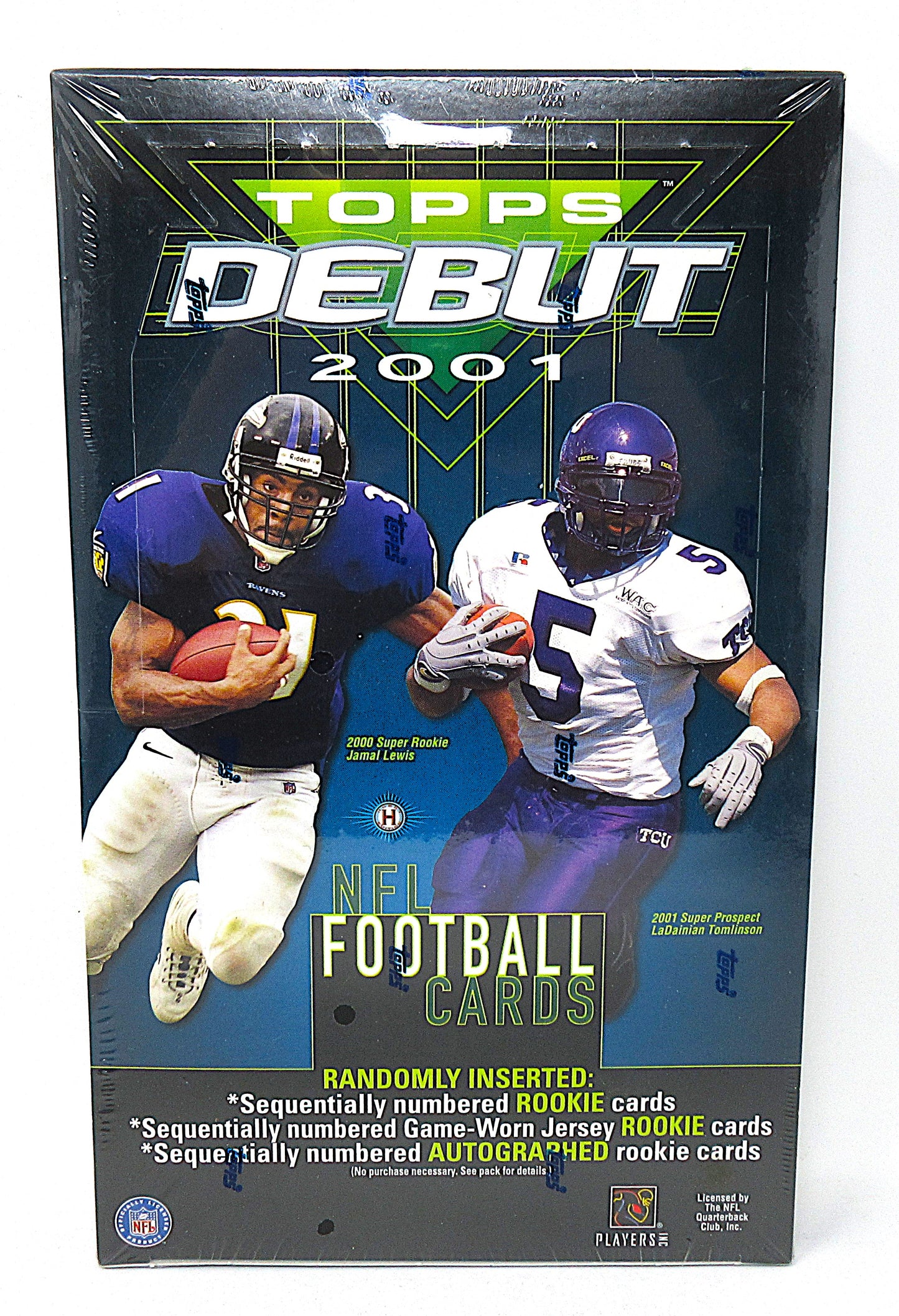 2001 Topps Debut Football Box (Hobby) (24/3)
