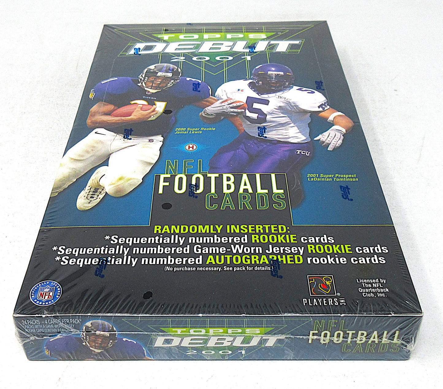 2001 Topps Debut Football Box (Hobby) (24/3)