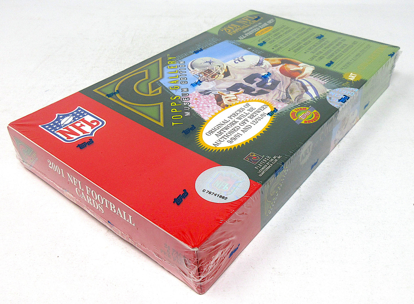 2001 Topps Gallery Football Box (HTA) (24/6)