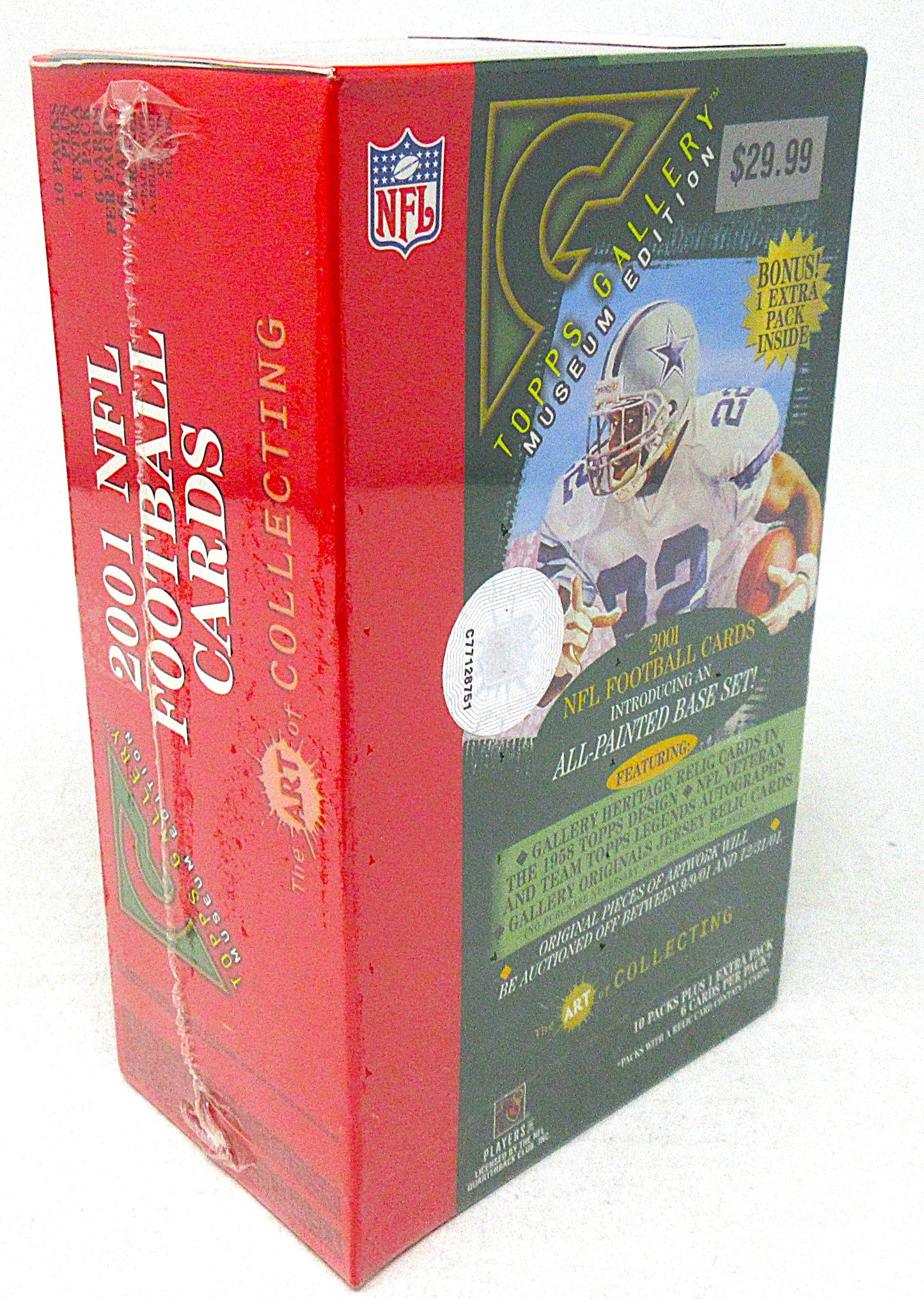 2001 Topps Gallery Football Blaster Box (11/6)