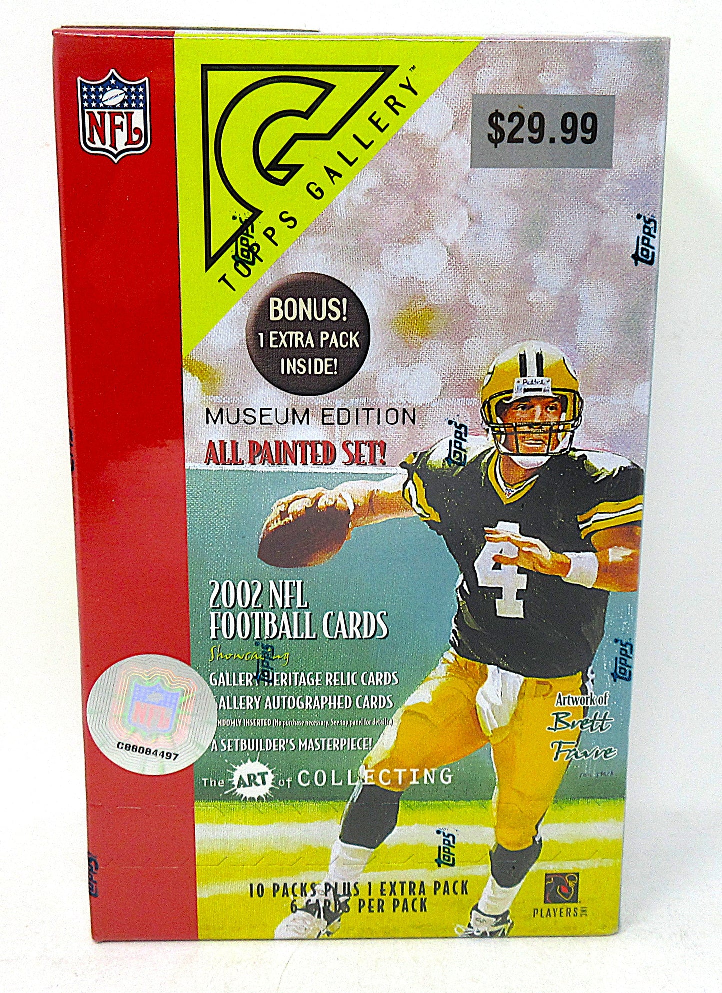 2002 Topps Gallery Football Blaster Box (11/6)
