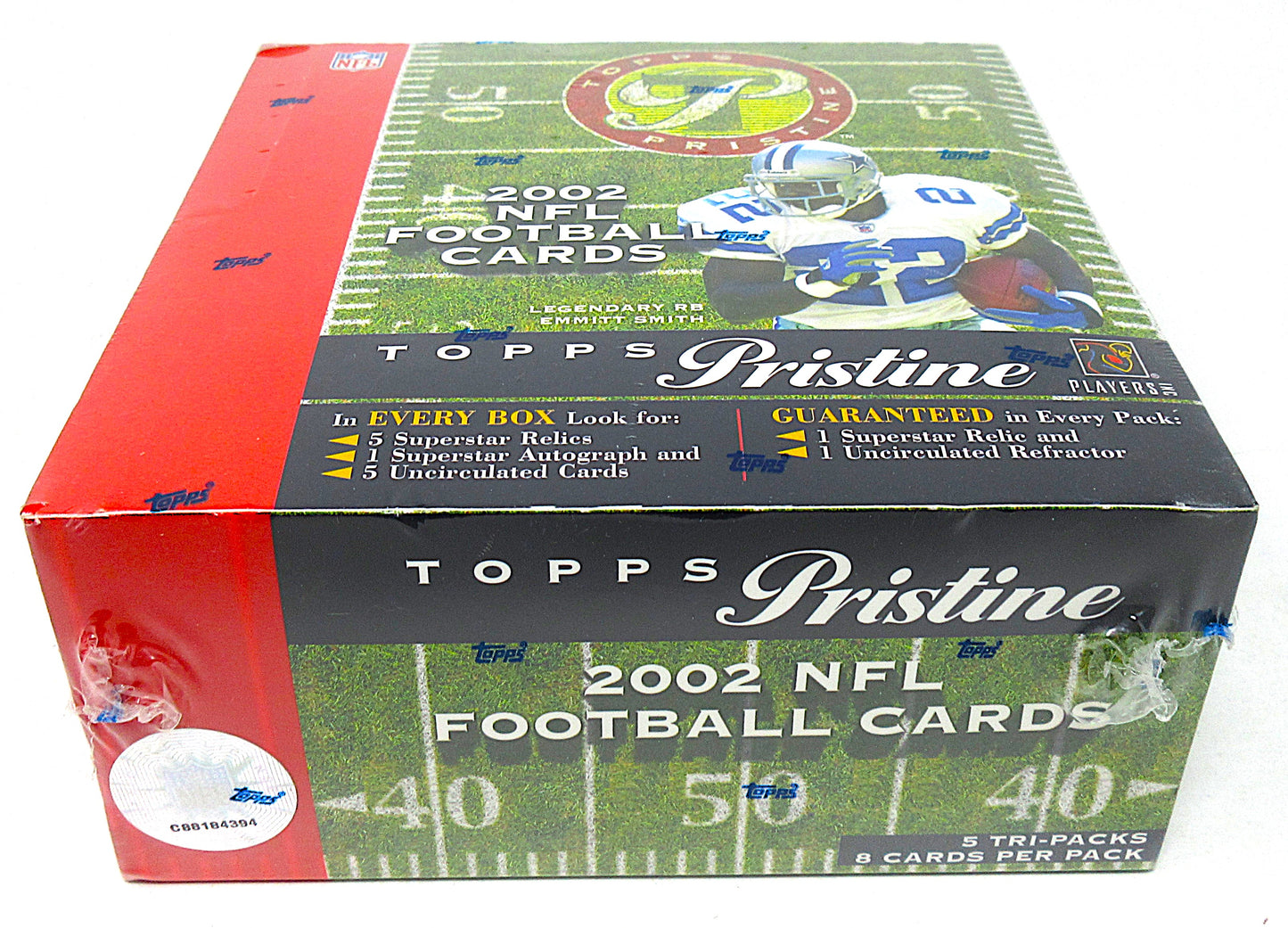 2002 Topps Pristine Football Box (Hobby) (5/8)