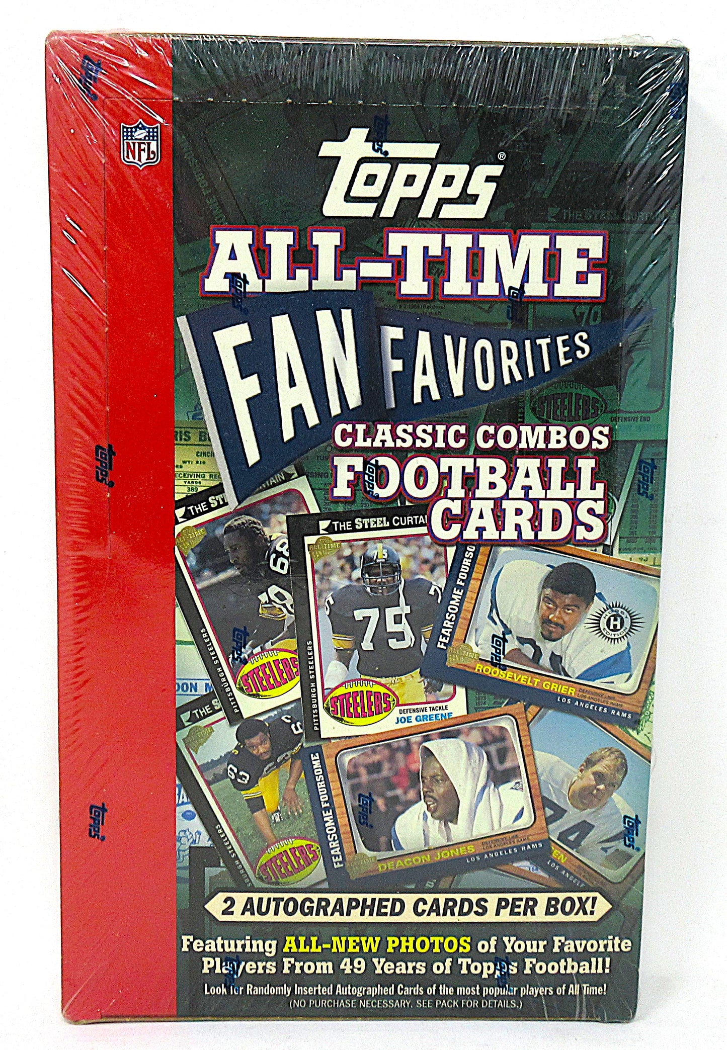 2004 Topps All Time Fan Favorites Football Box (Hobby) (24/6) (2 Autos)