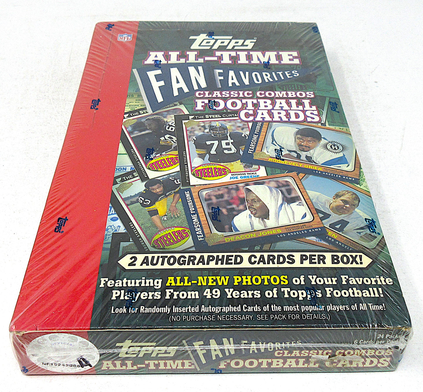 2004 Topps All Time Fan Favorites Football Box (Hobby) (24/6) (2 Autos)