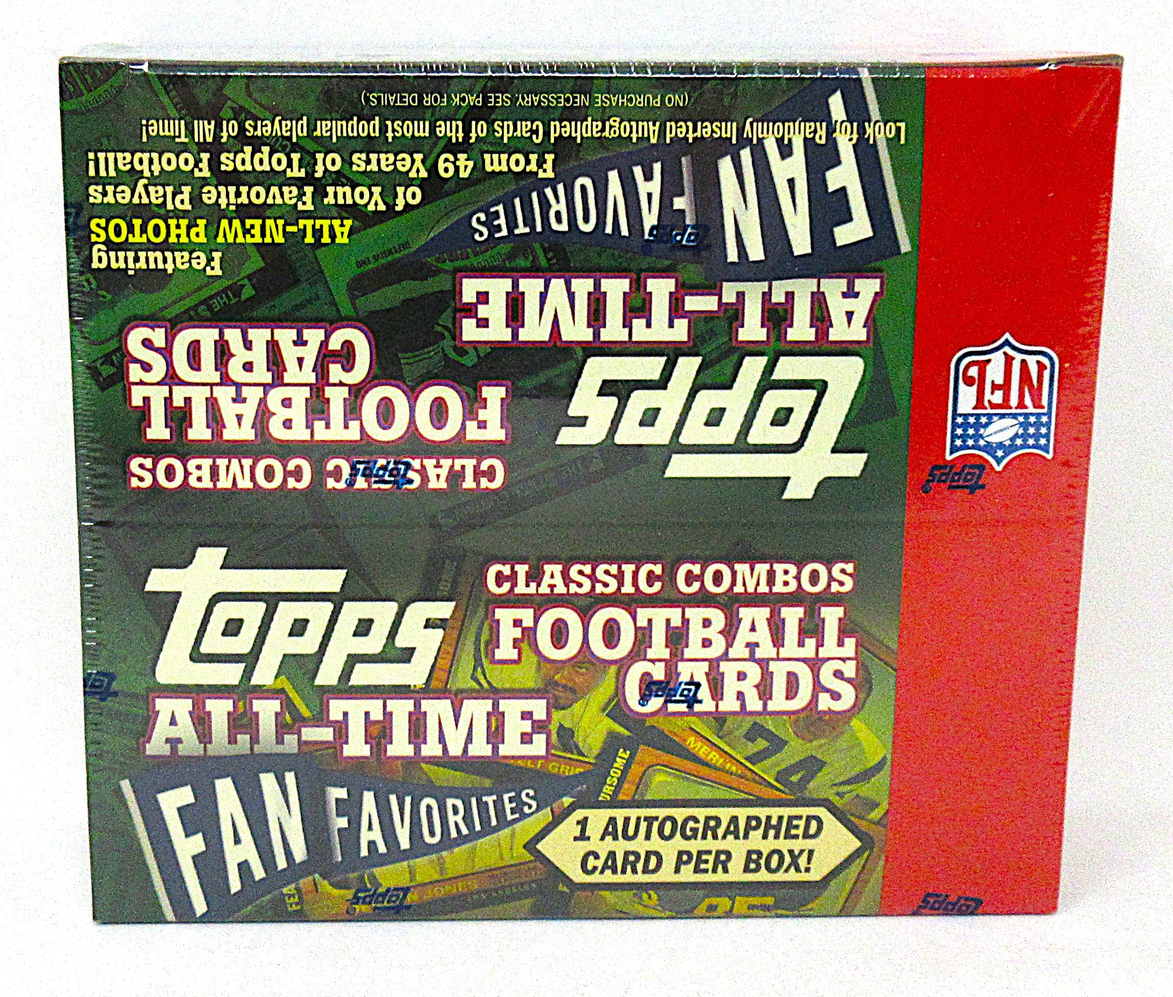 2004 Topps All-Time Fan Favorites Football Box (Retail) (24/6) (1 Auto)