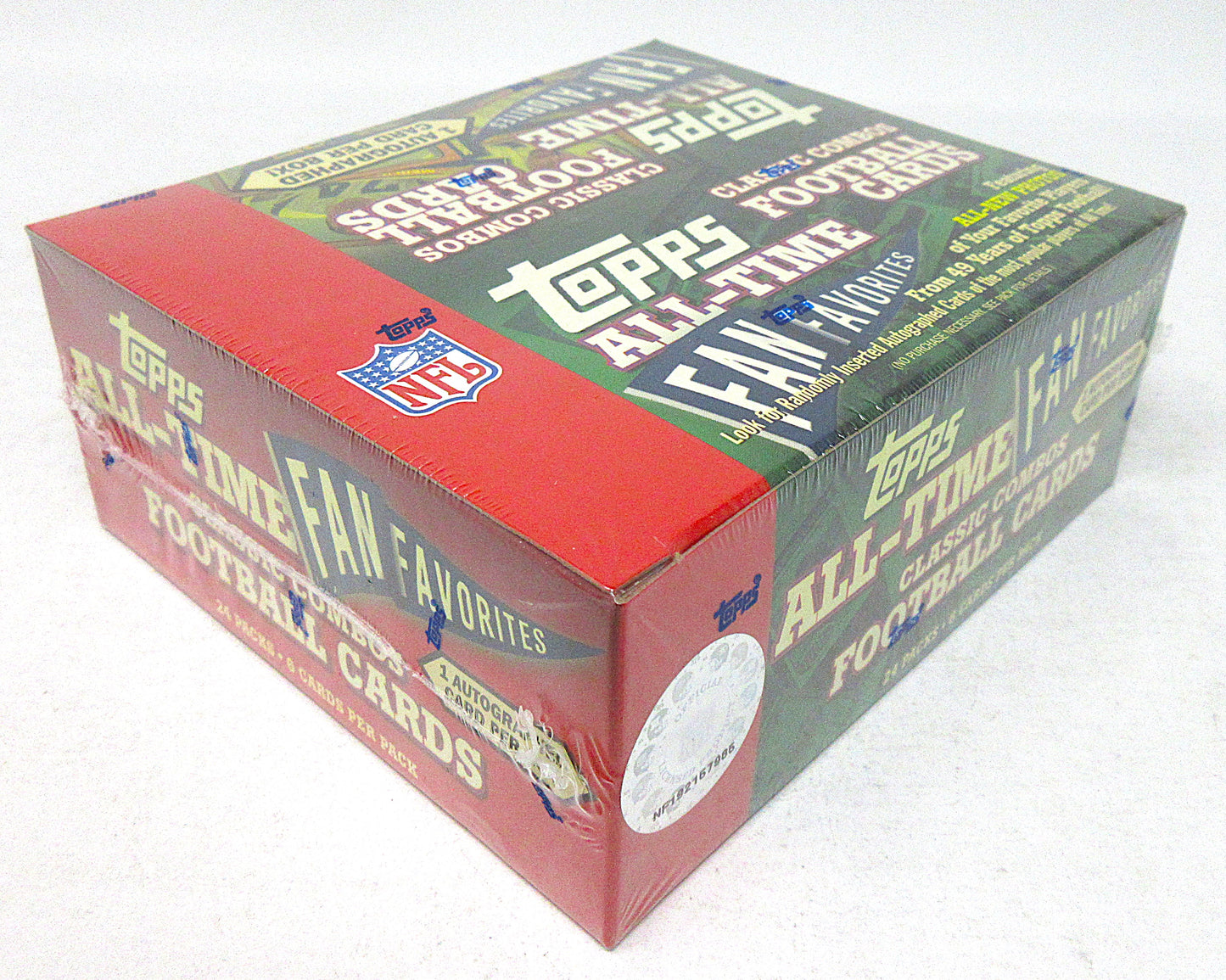 2004 Topps All-Time Fan Favorites Football Box (Retail) (24/6) (1 Auto)