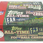 2004 Topps All-Time Fan Favorites Football Box (Retail) (24/6) (1 Auto)