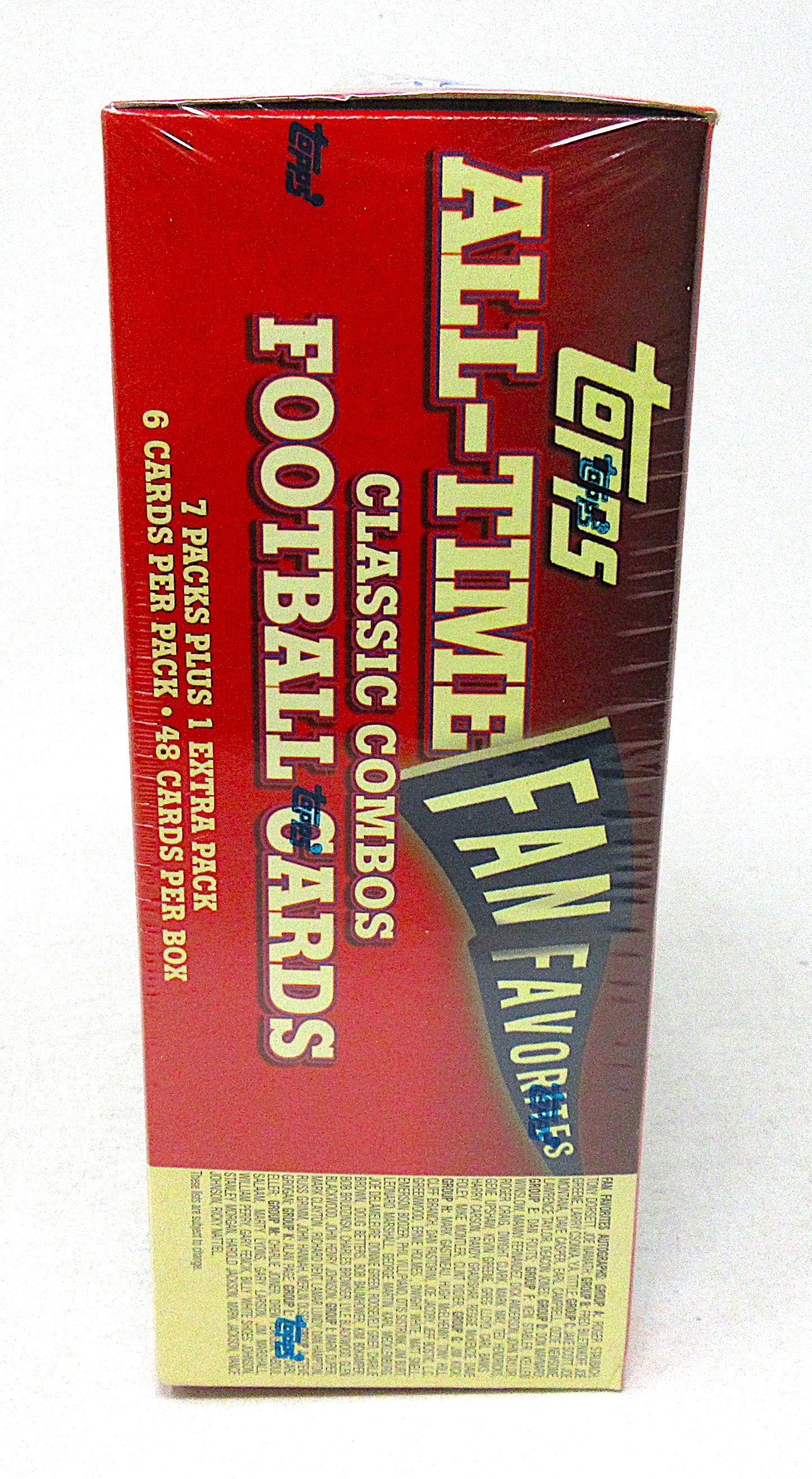 2004 Topps All-Time Favorites Football Blaster Box (8/6)