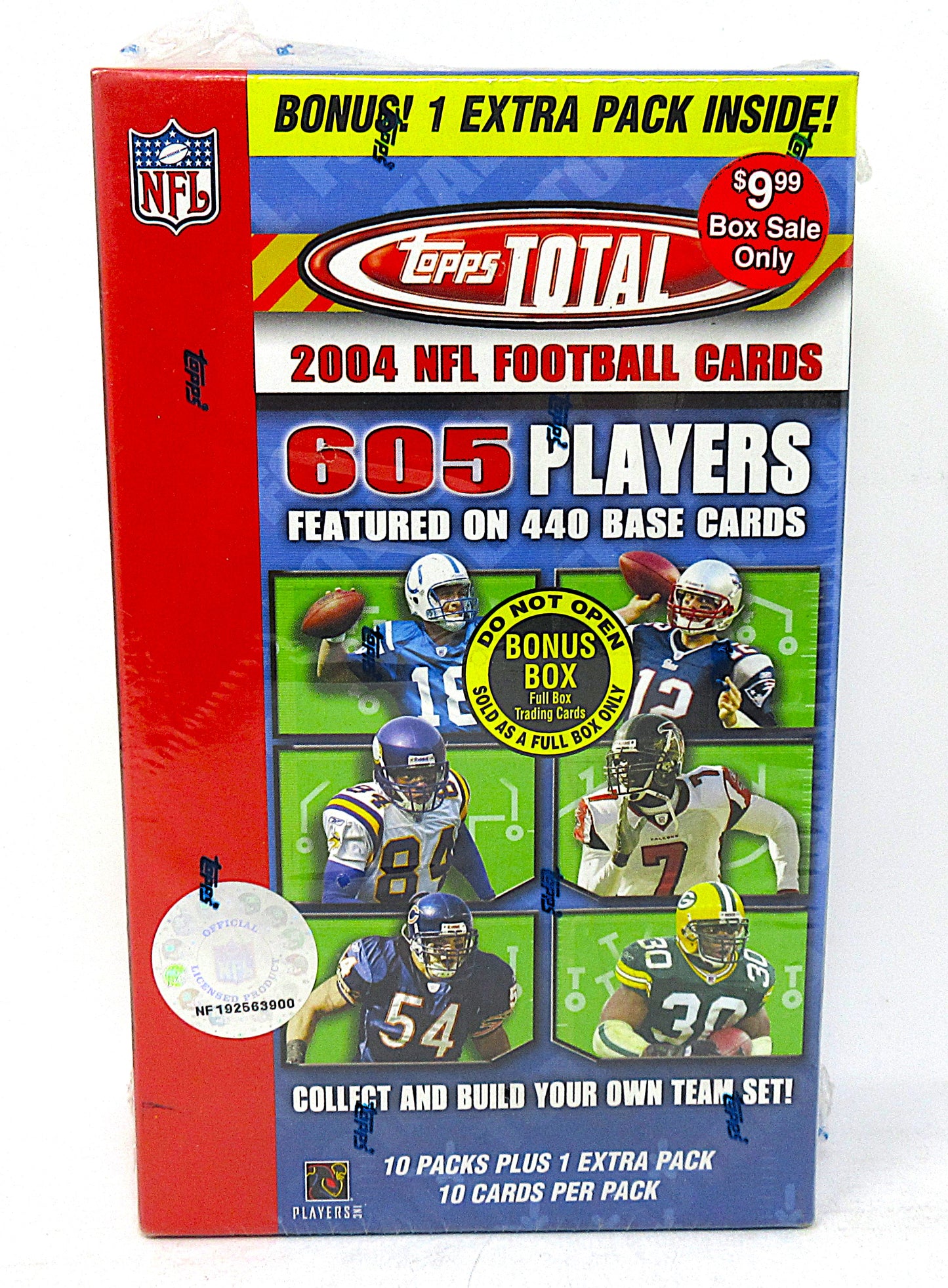 2004 Topps Total Football Blaster Box (11/10)
