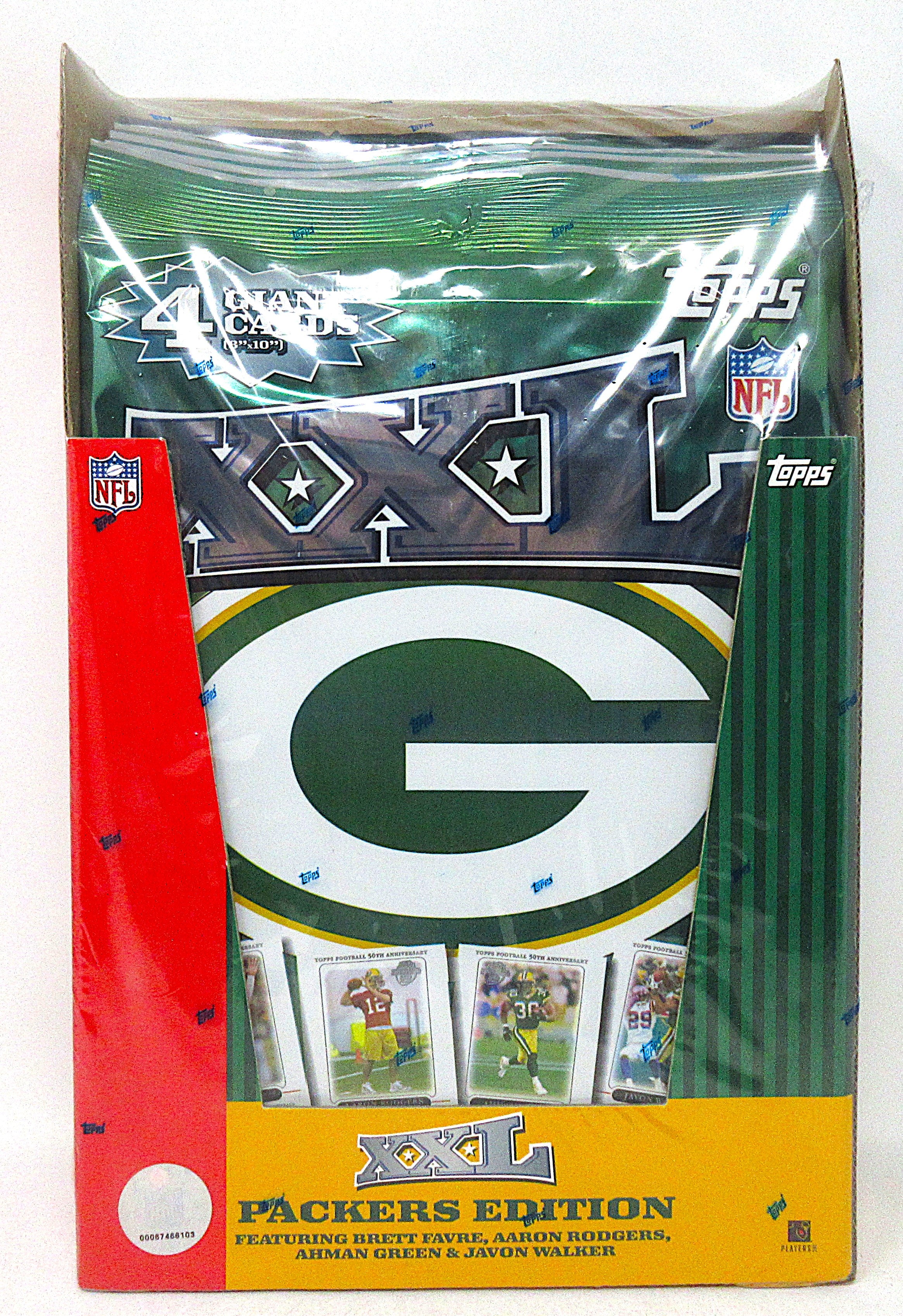2005 Topps Football XXL Packers Giant Cards Box (10/4)