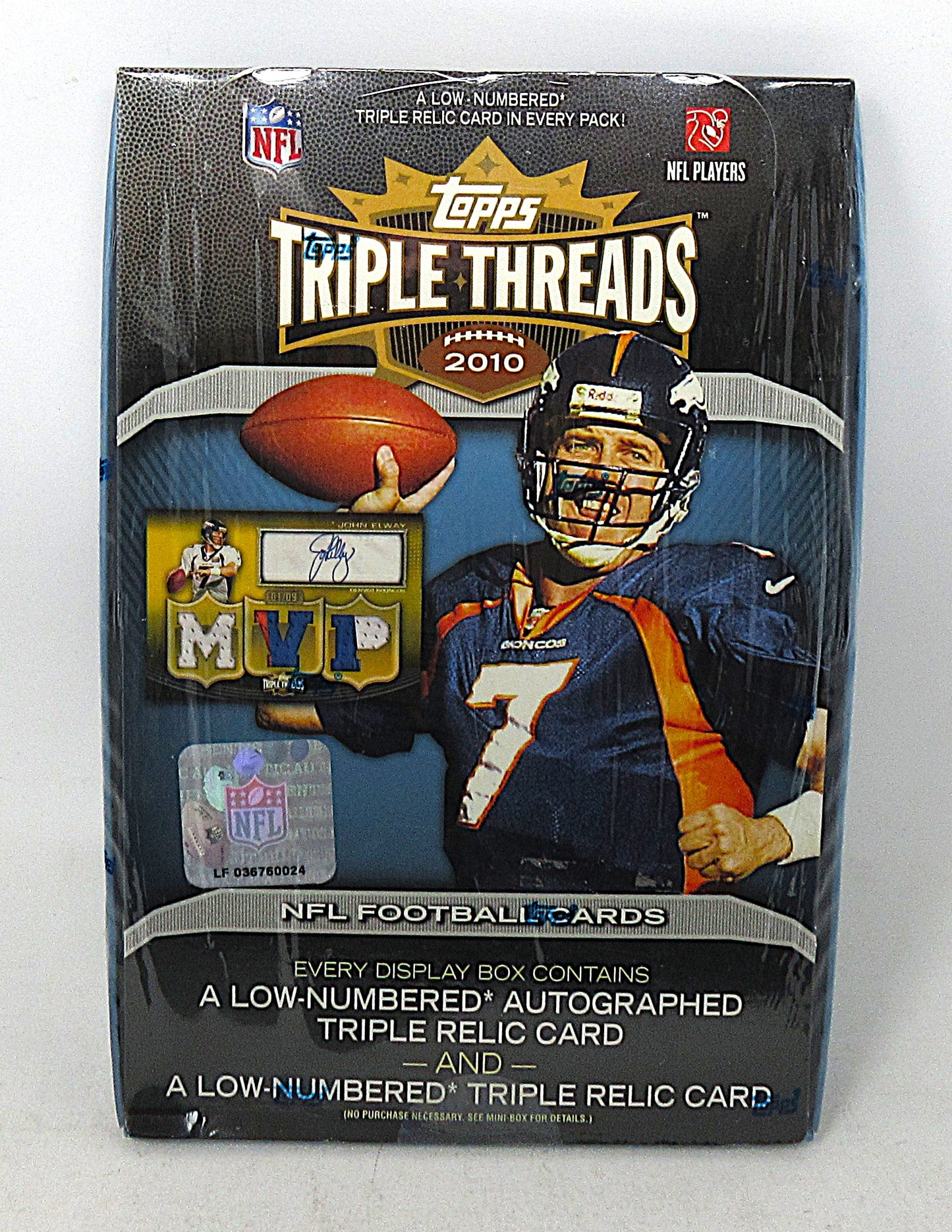 2010 Topps Triple Threads Football Box (Hobby) (2/6/5)