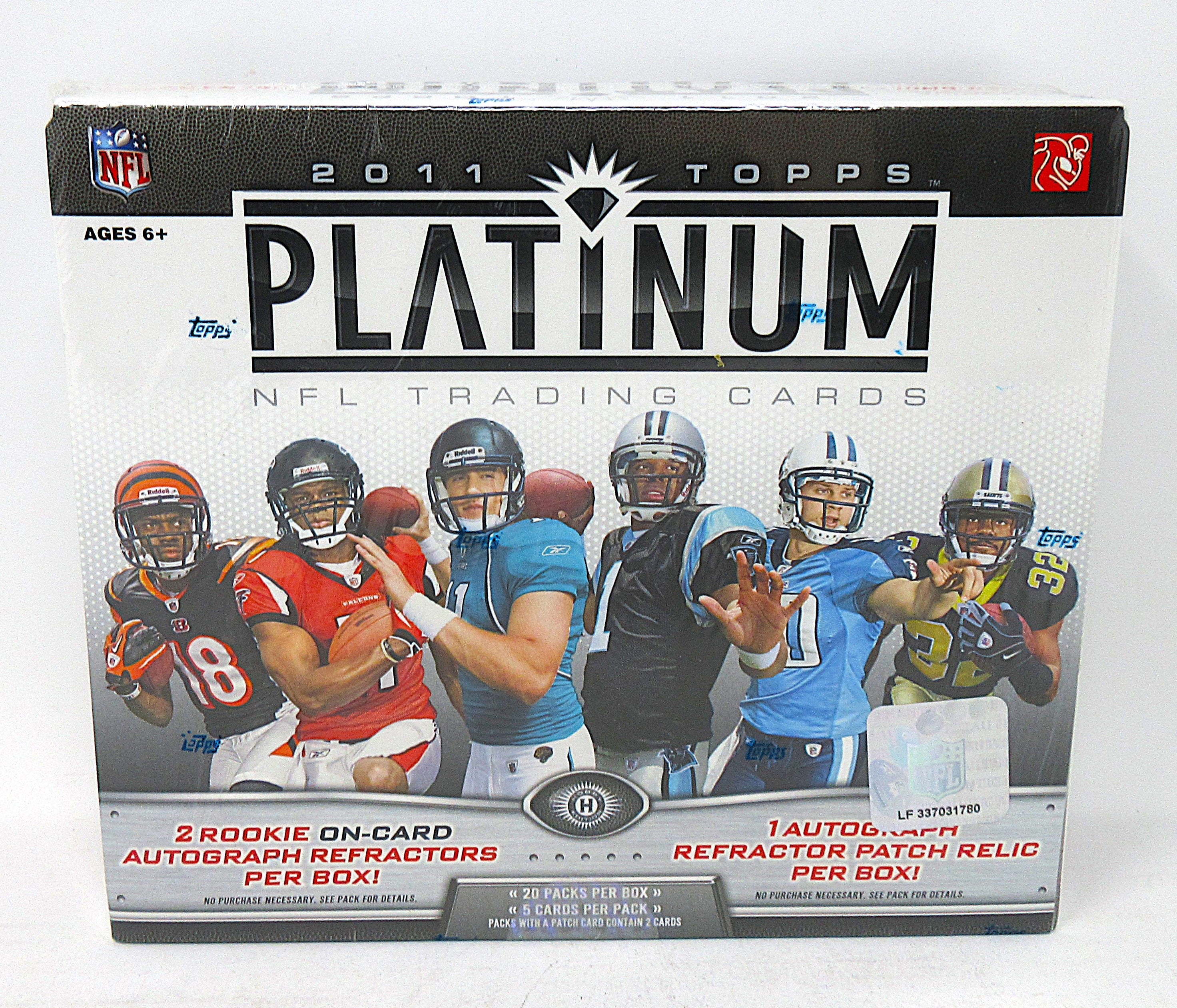 2011 Topps Platinum Football Box (Hobby) (20/5)
