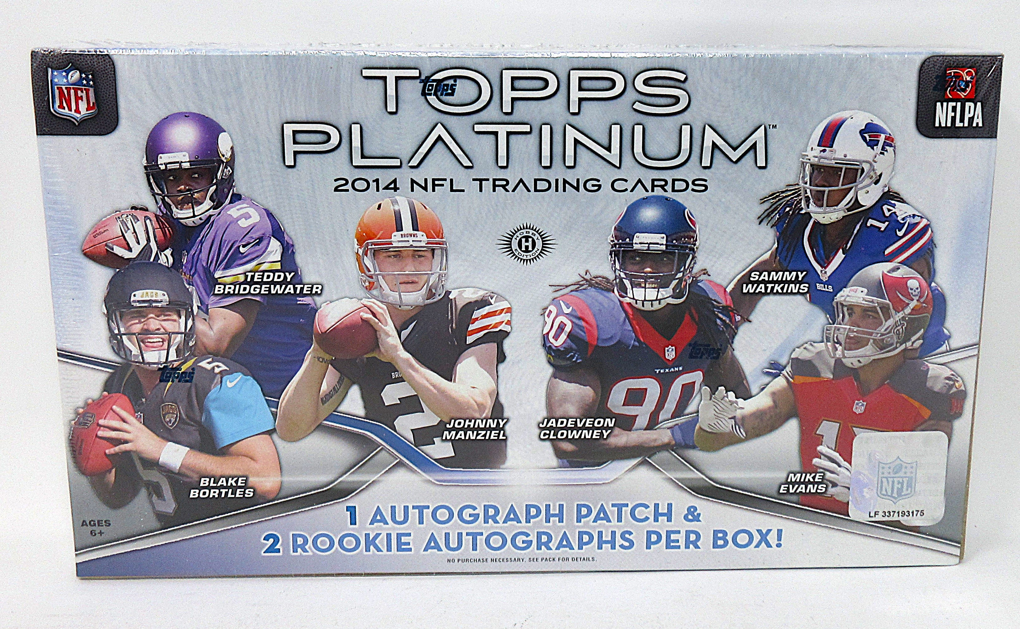 2014 Topps Platinum Football Box (Hobby) (20/5)