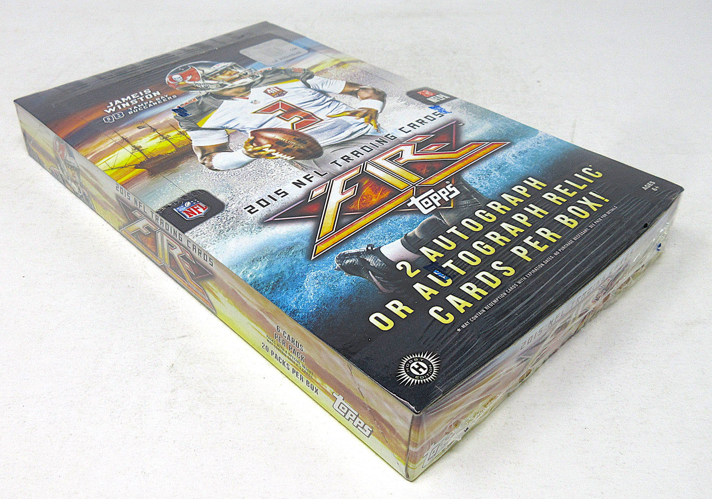 2015 Topps Fire Football Box (Hobby) (20/6)