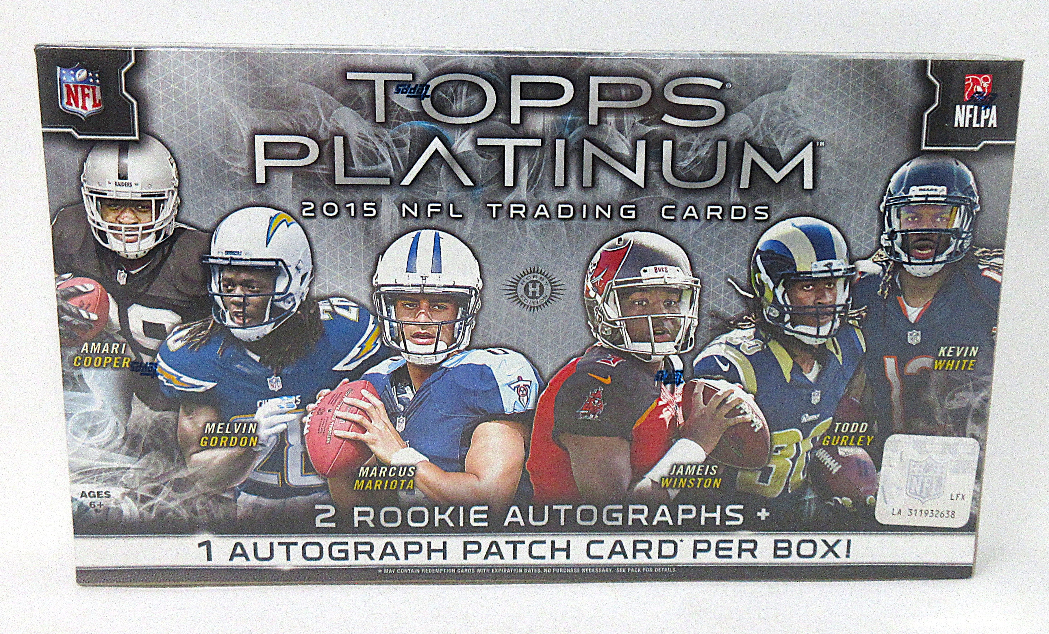 2015 Topps Platinum Football Box (Hobby) (20/5)