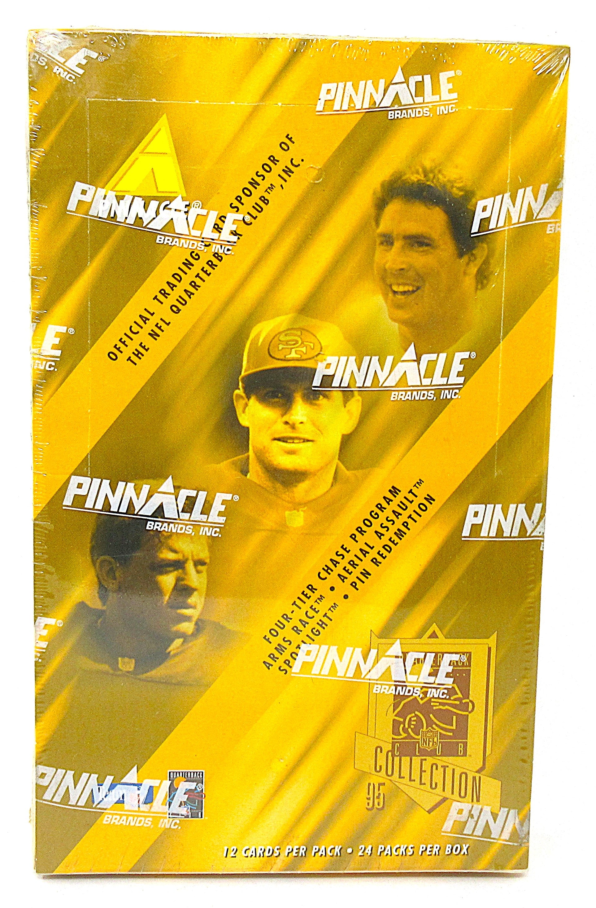 1995 Pinnacle Quarterback Club Collection Football Box (24/12)