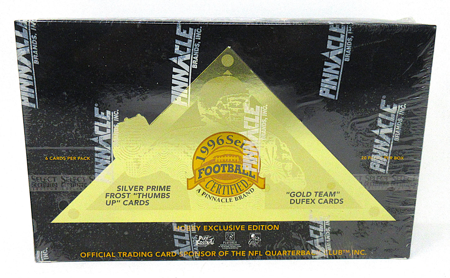 1996 Pinnacle Select Certified Football Box (Hobby) (20/6)
