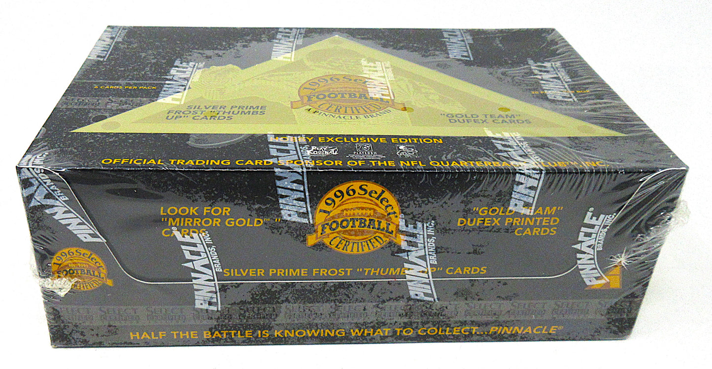 1996 Pinnacle Select Certified Football Box (Hobby) (20/6)