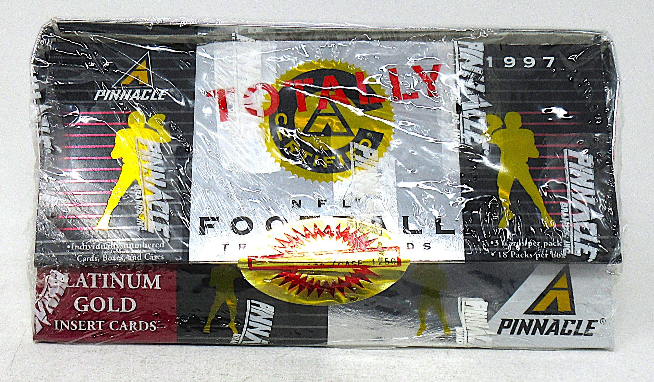 1997 Pinnacle Totally Certified Football Box (Hobby) (18/3)