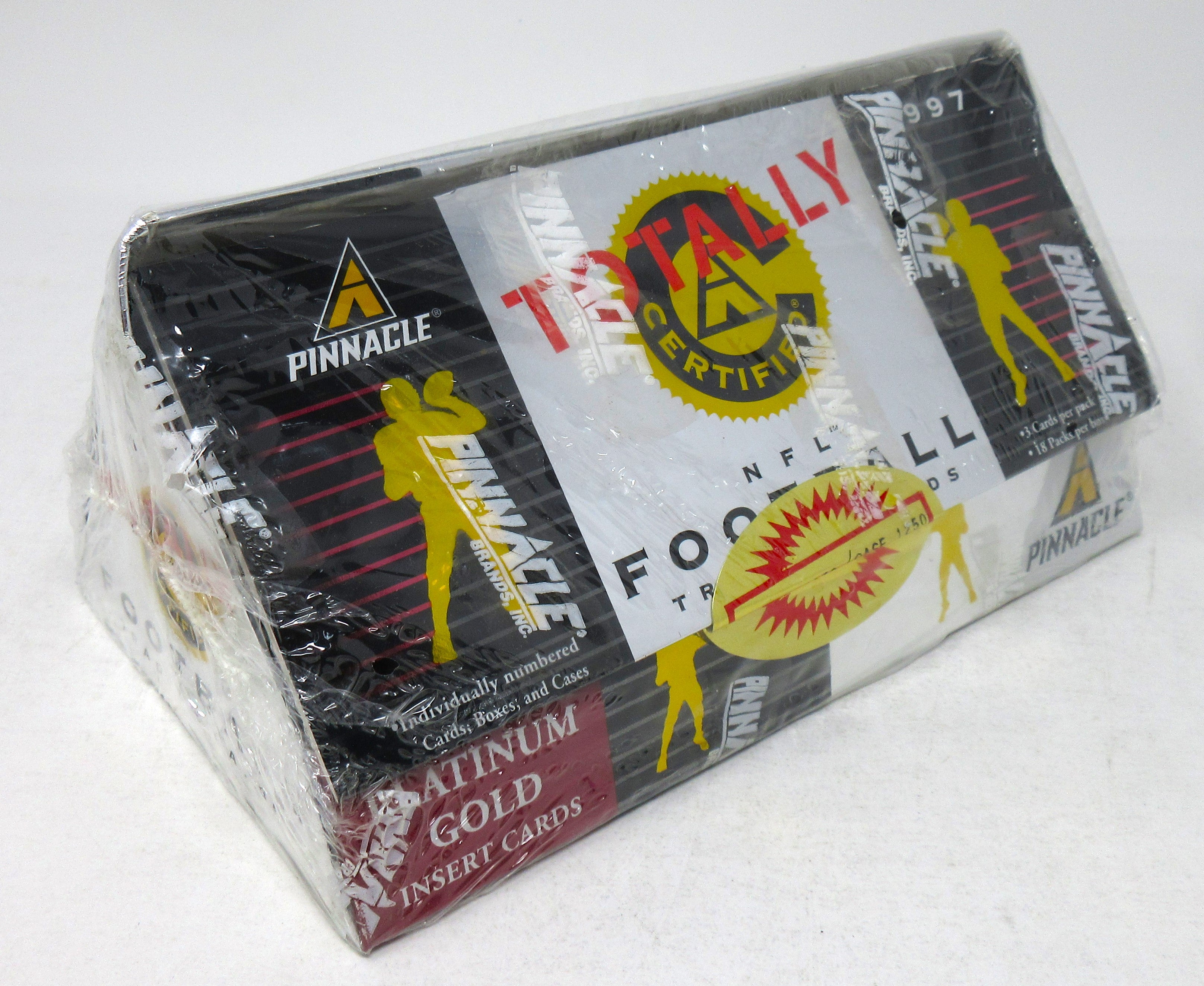 1997 Pinnacle Totally Certified Football Box (Hobby) (18/3