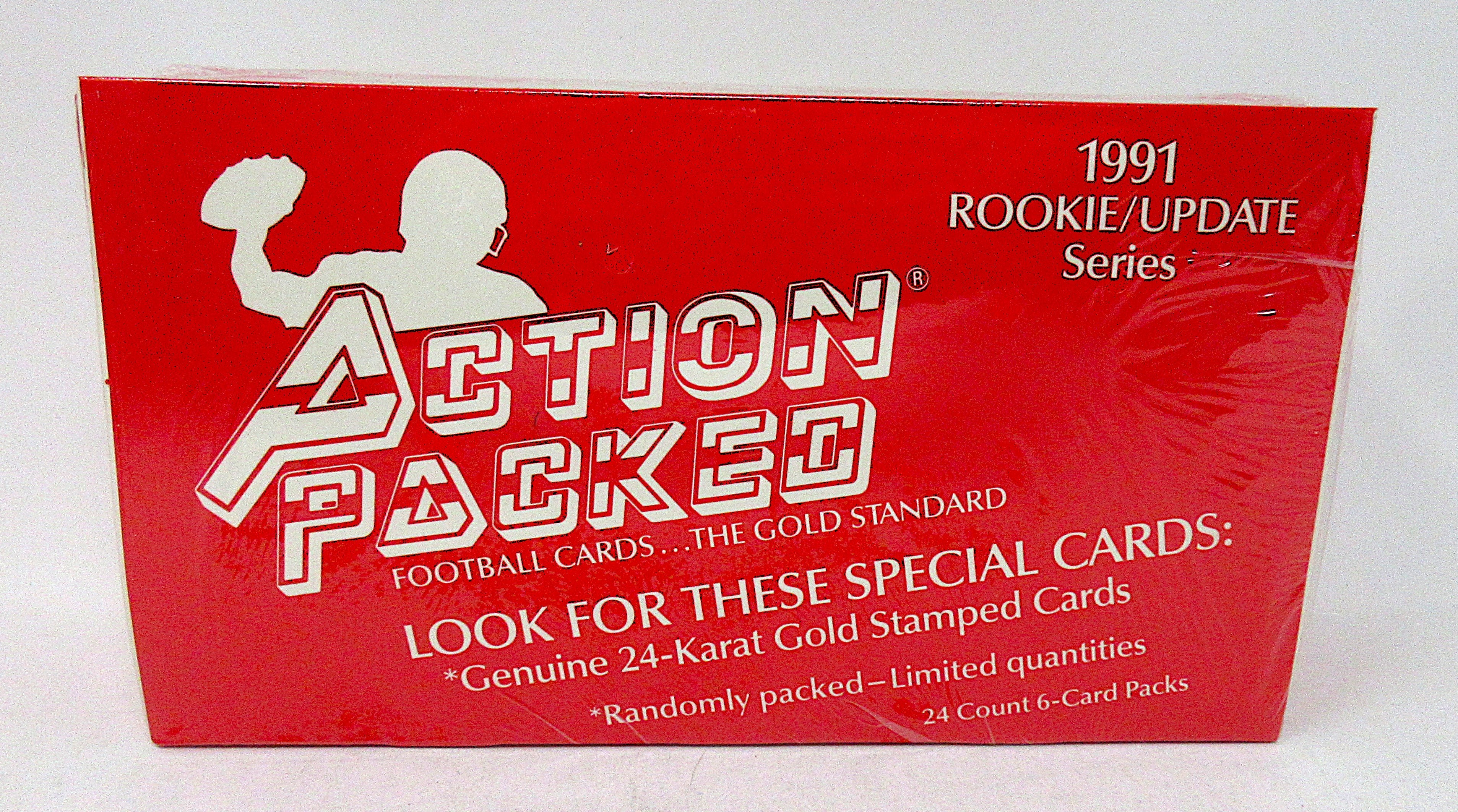 1991 Action Packed Football Rookie Update Box (24/6)