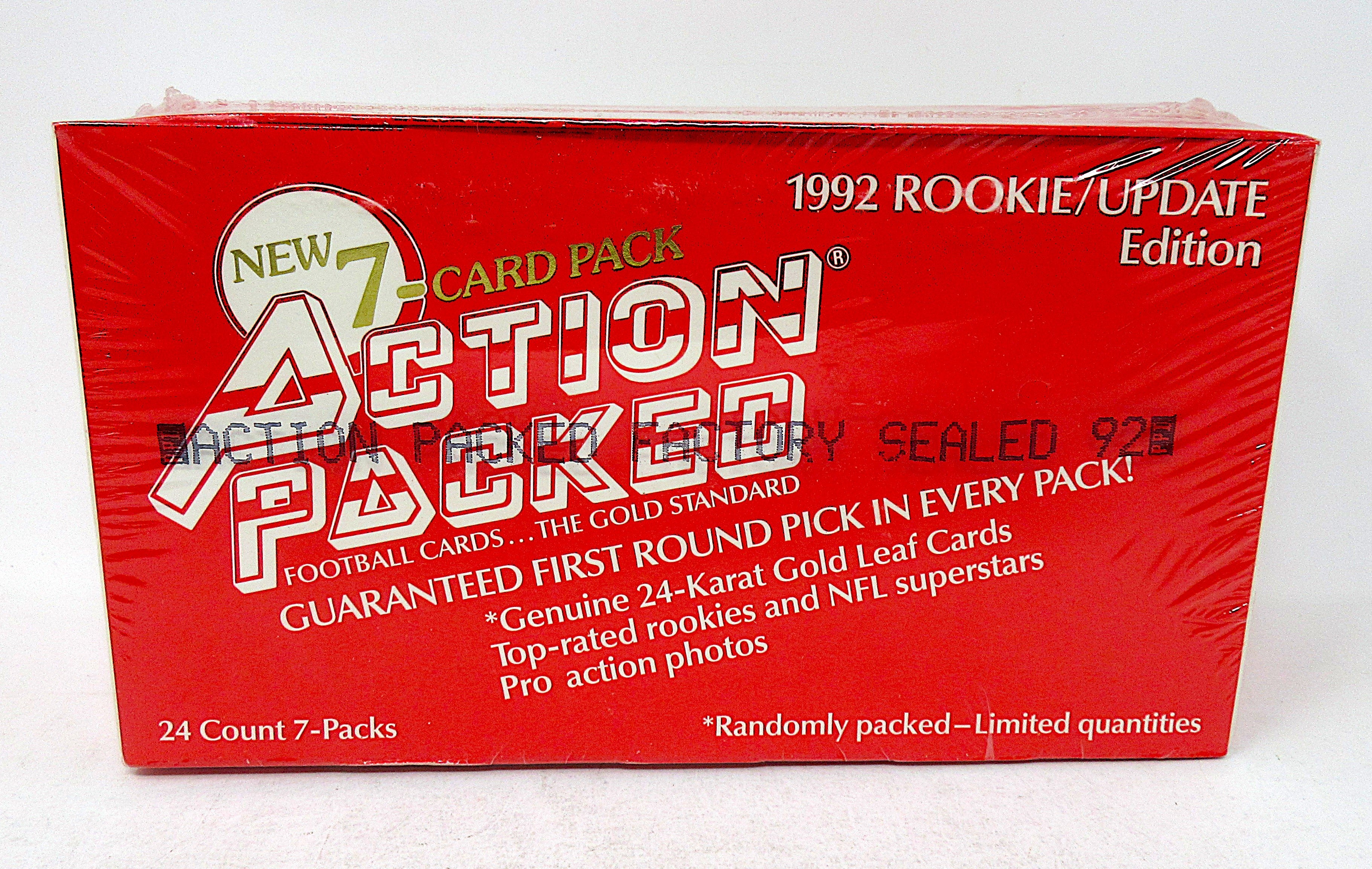 1992 Action Packed Football Rookie Update Box (24/7)