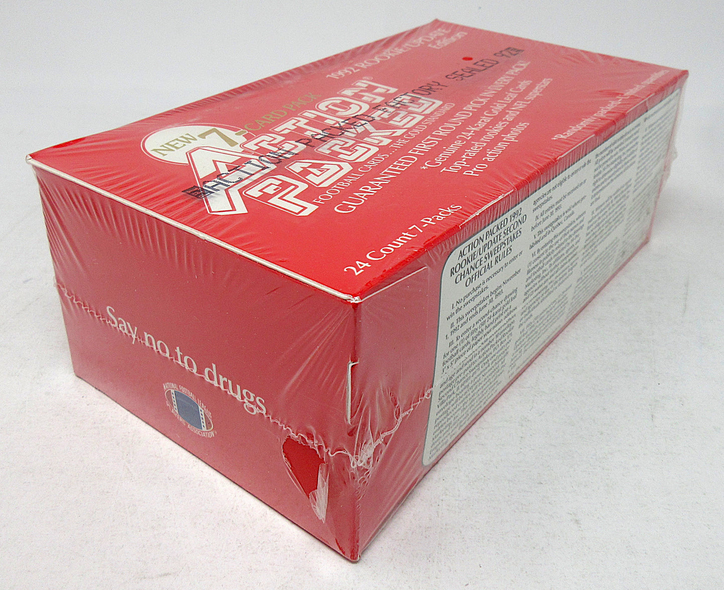 1992 Action Packed Football Rookie Update Box (24/7)