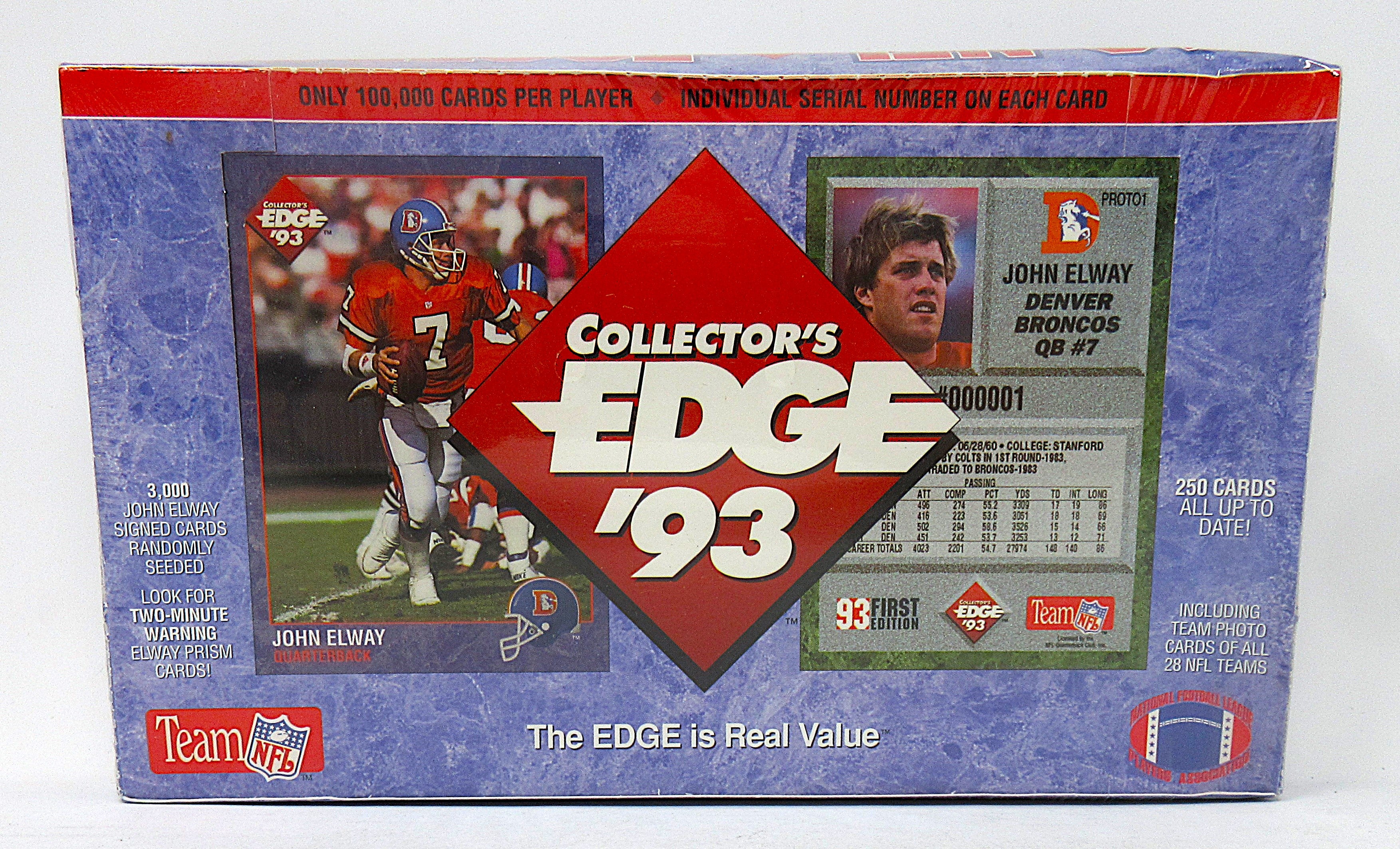 1993 Collectors Edge Football Box (24/6)