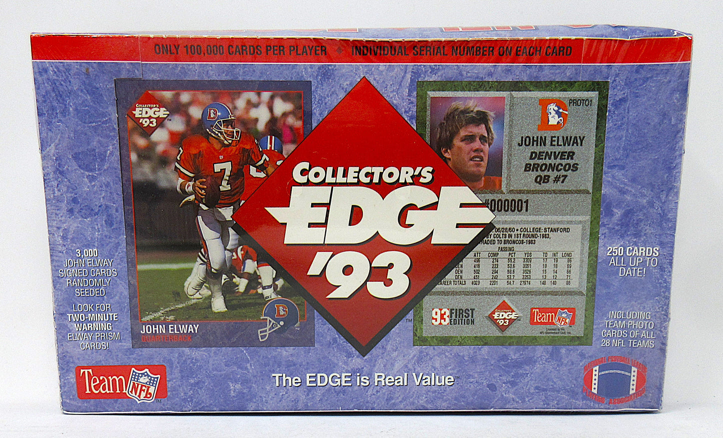1993 Collectors Edge Football Box (24/6)