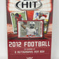 2012 Sage Hit Football Low Series Box (Hobby) (30/5)