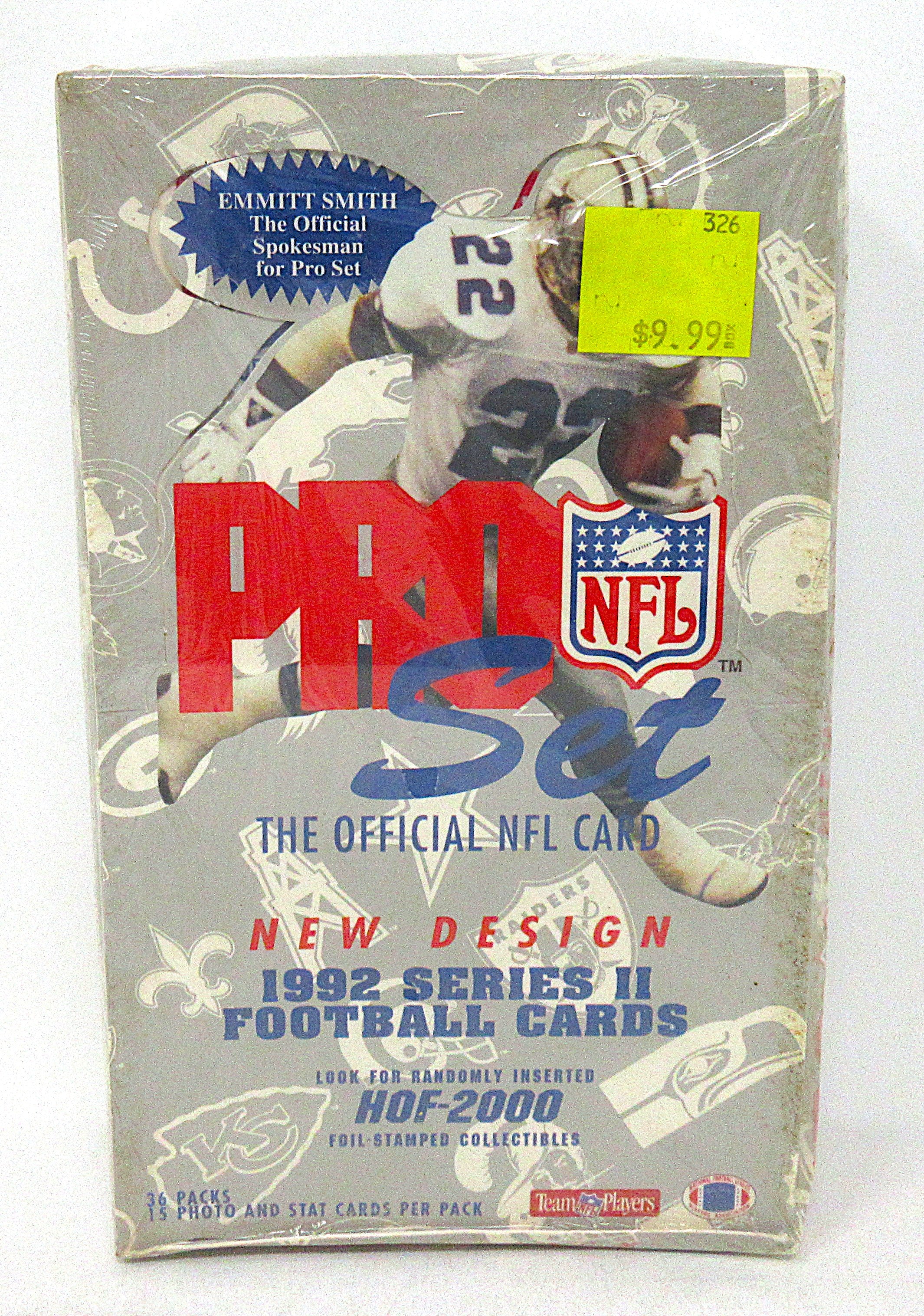 1992 Pro Set Football Series 2 Box (36/15)