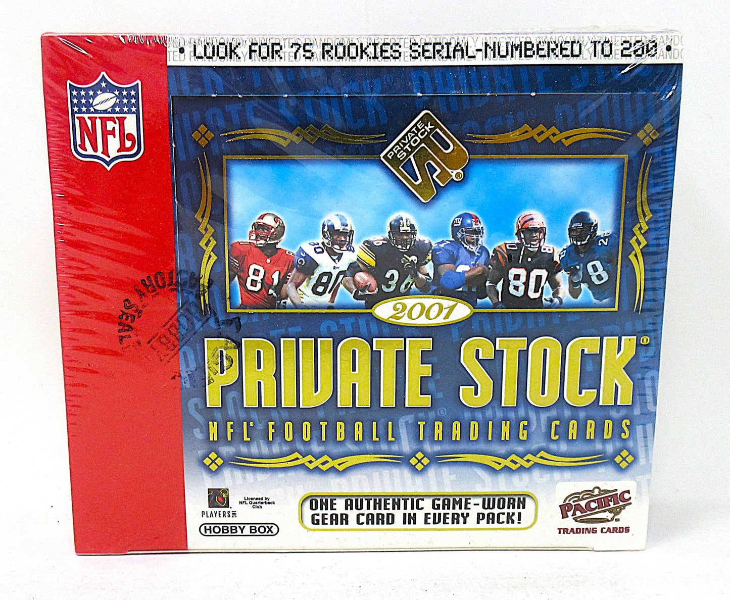 2001 Pacific Private Stock Football Box (Hobby) (10/5)