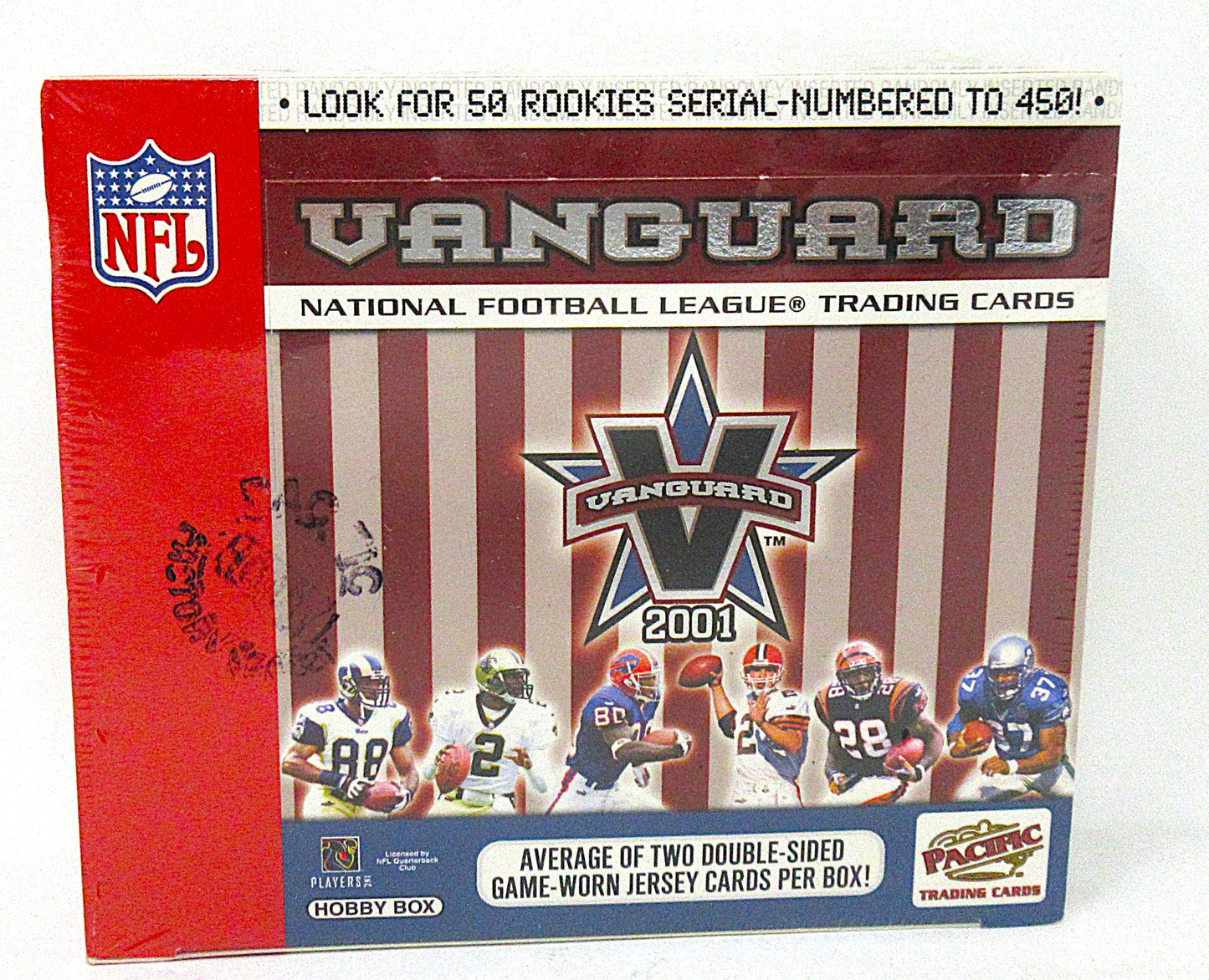 2001 Pacific Vanguard Football Box (Hobby) (24/4)