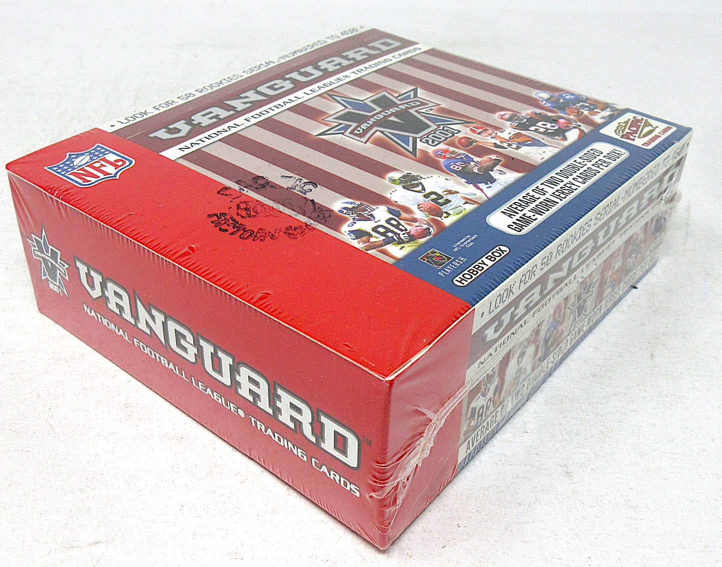 2001 Pacific Vanguard Football Box (Hobby) (24/4)