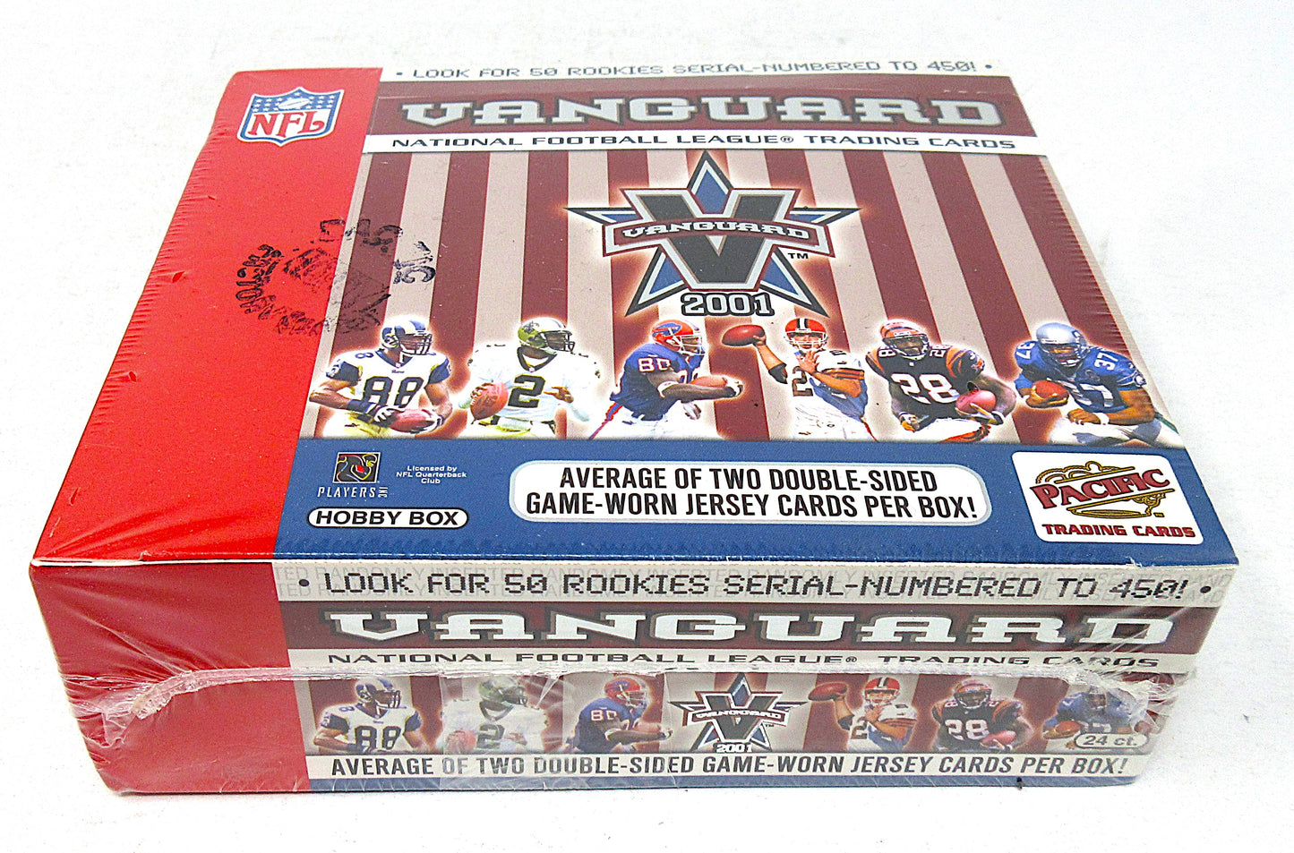 2001 Pacific Vanguard Football Box (Hobby) (24/4)